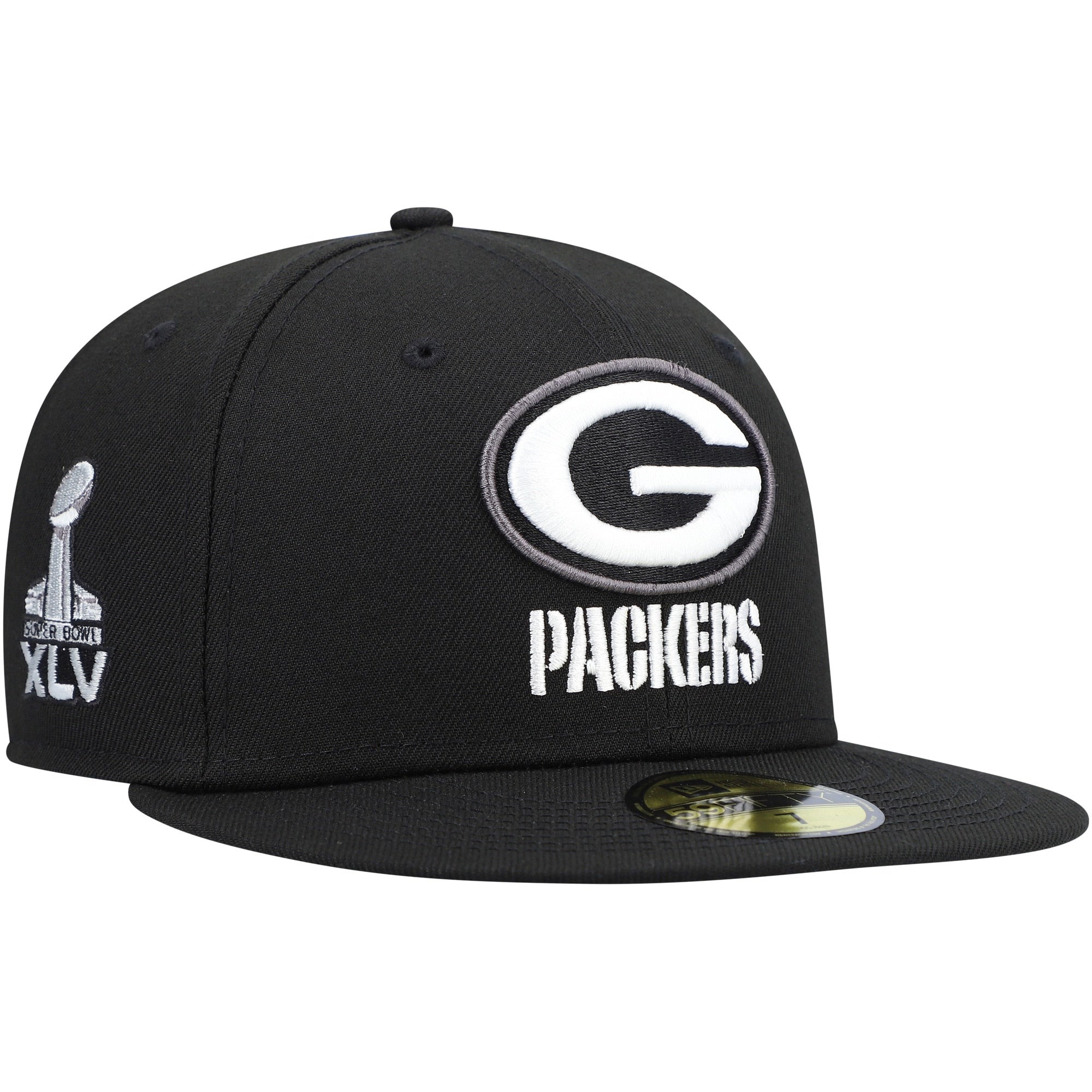 Philadelphia Eagles New Era Patch Up Super Bowl LII 59FIFTY Fitted Hat -  Black