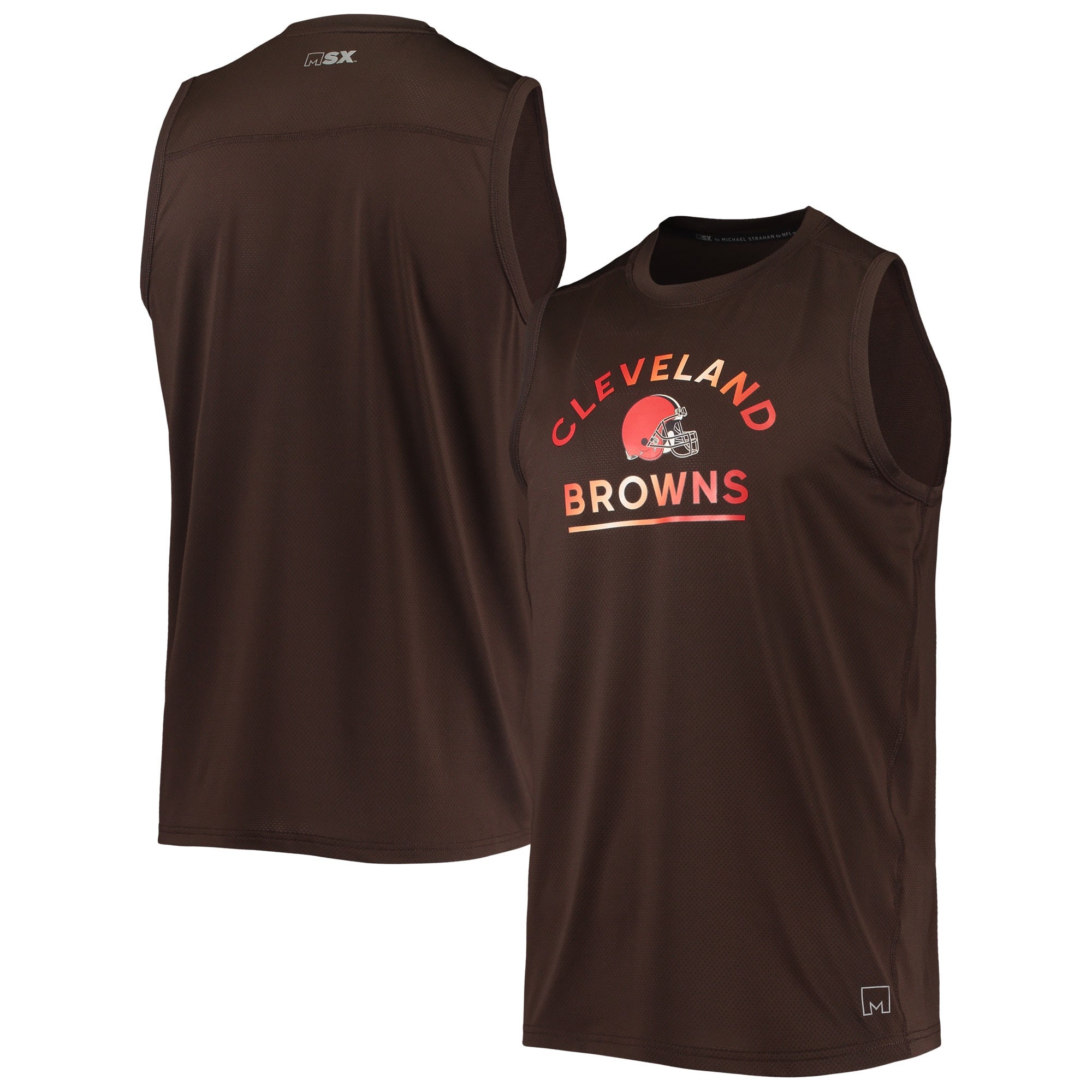 : MSX by Michael Strahan Men's Gray Cleveland Browns