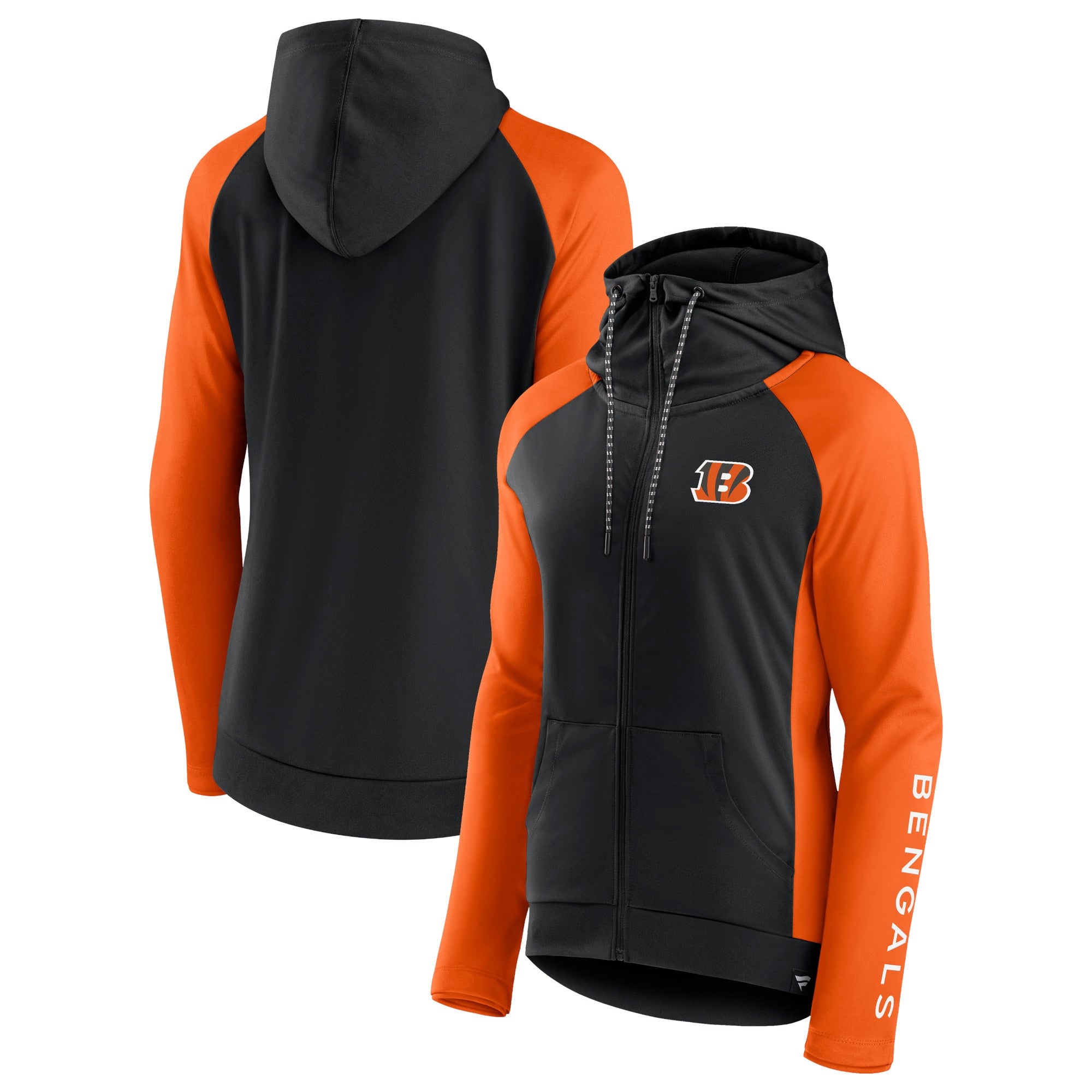 bengals full zip hoodie