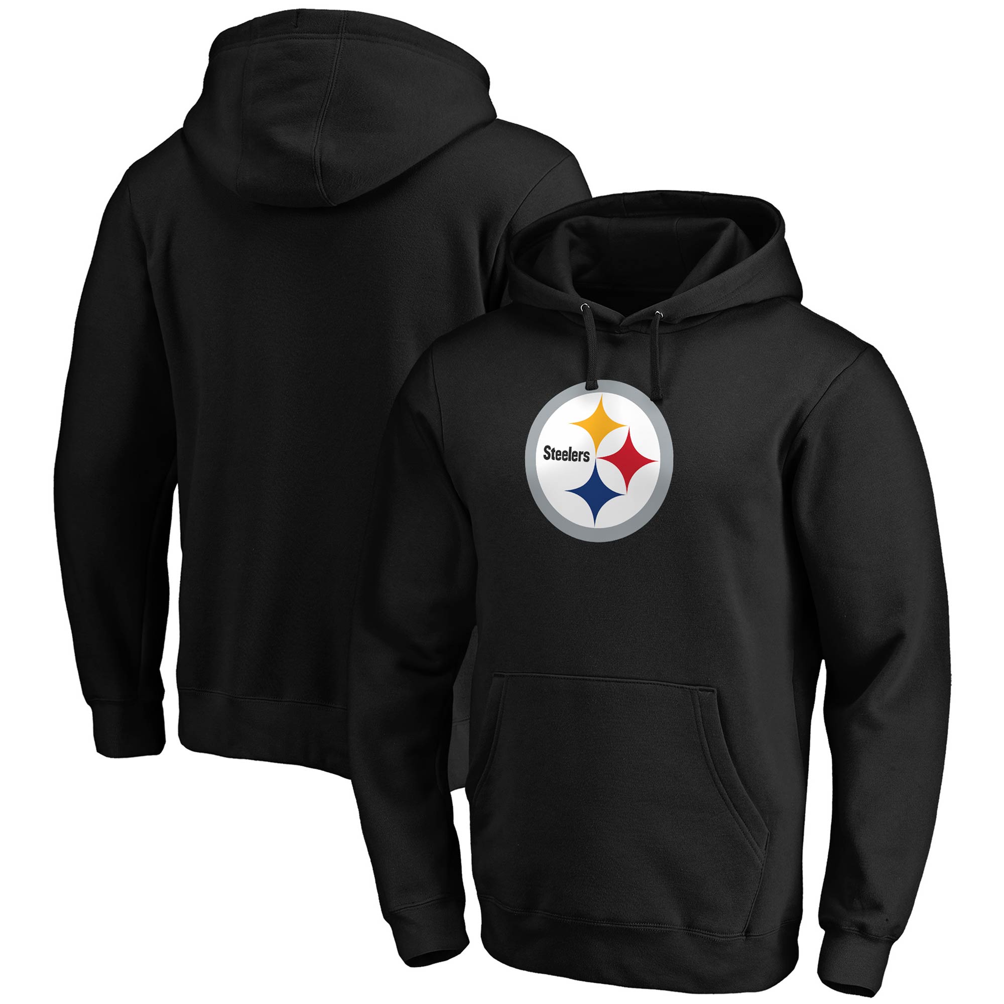 Men's NFL x Darius Rucker Collection by Fanatics Black Pittsburgh Steelers Team Long Sleeve Pocket T-Shirt Size: Small