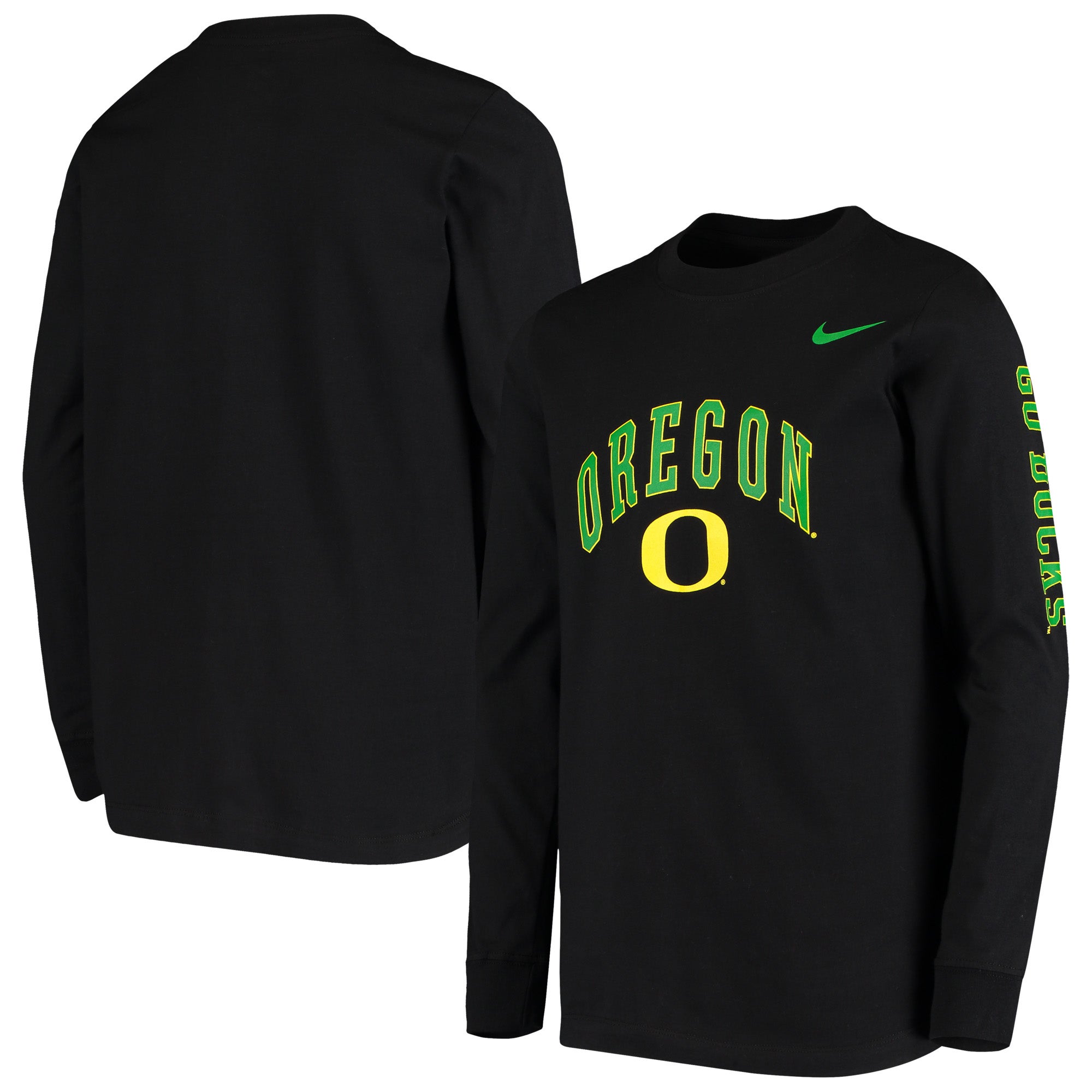 Nike Oregon Arch & Logo 2-Hit Long Sleeve T-Shirt - Boys' Grade School
