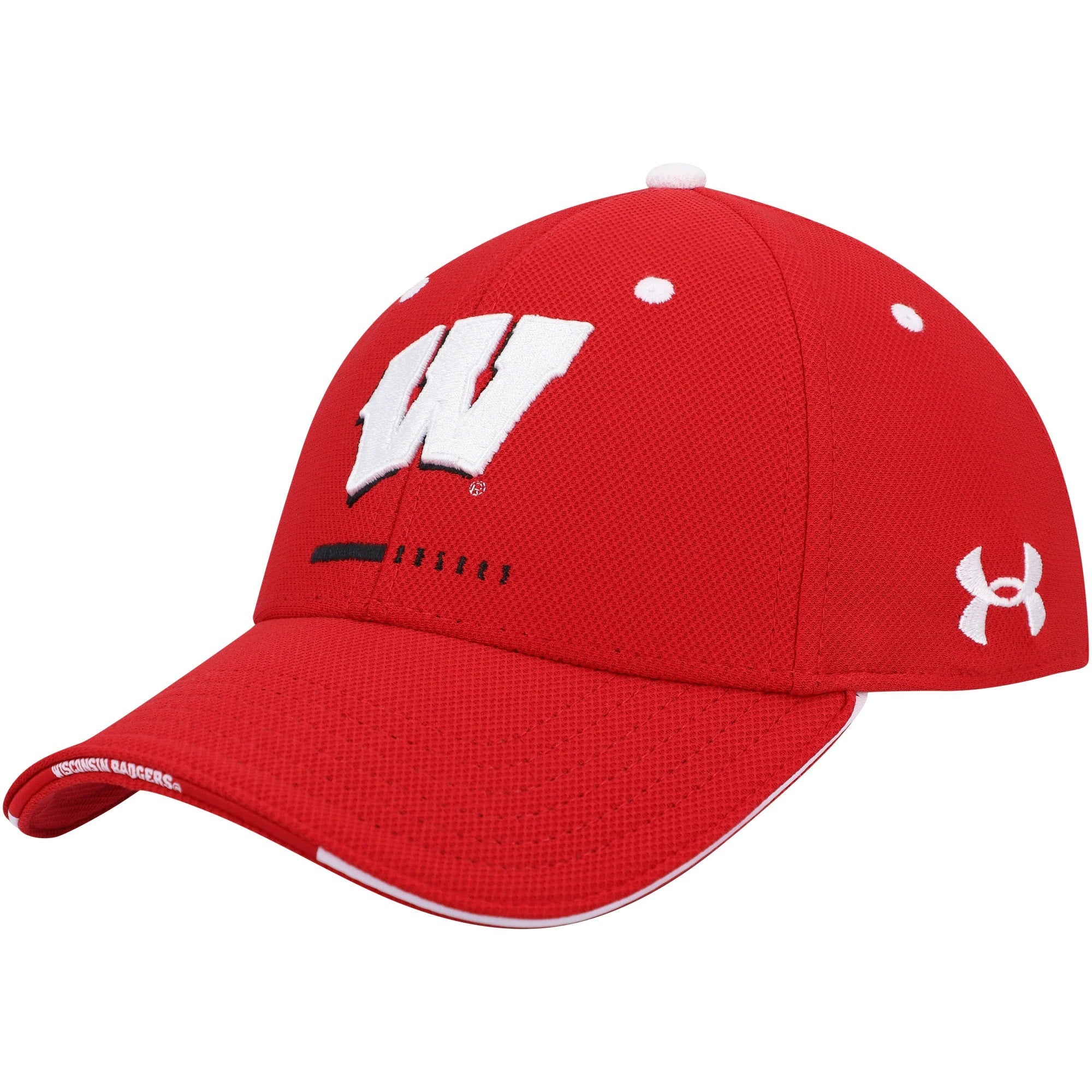 Under Armour Wisconsin Blitzing Accent Performance Flex Hat - Men's