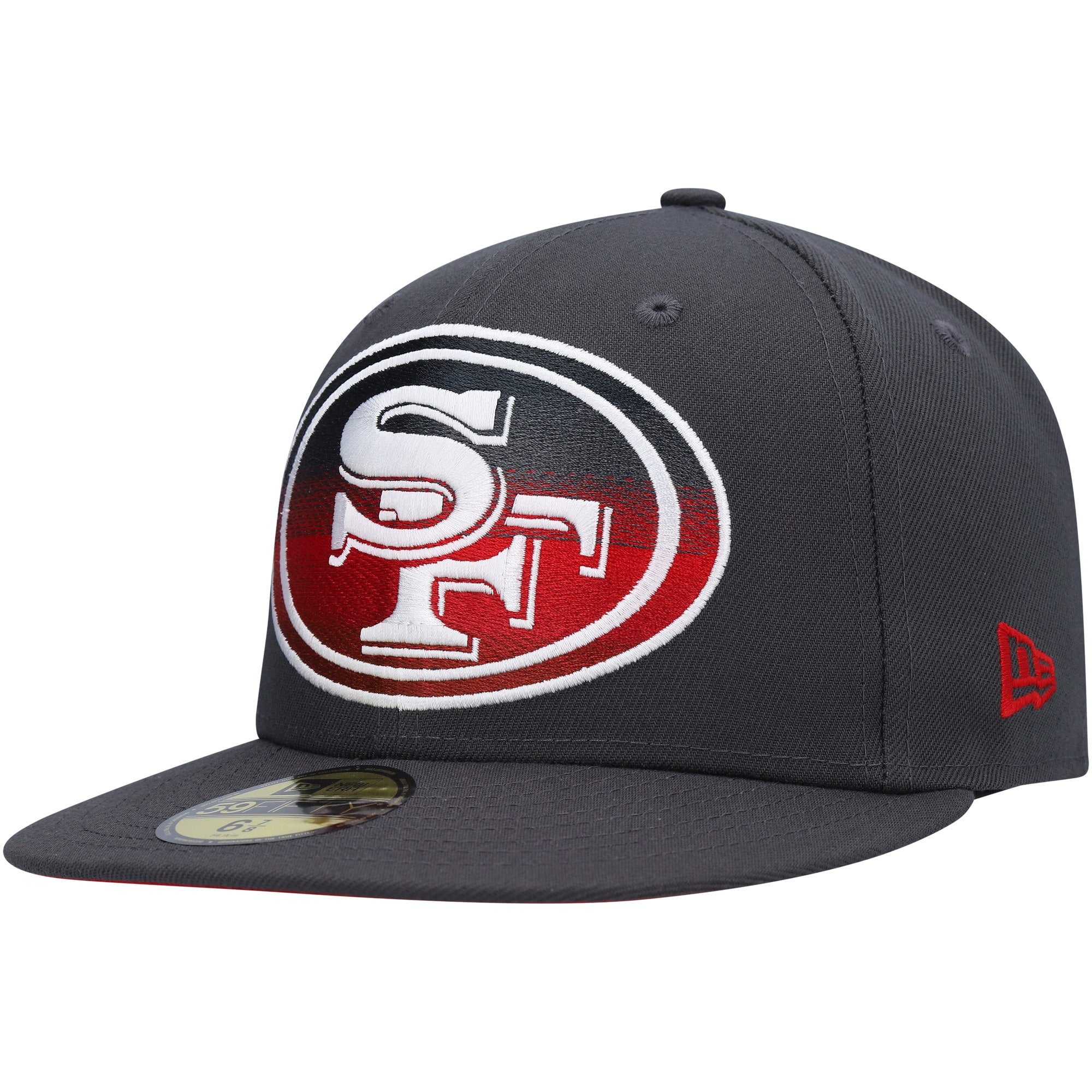 49ers white fitted hat