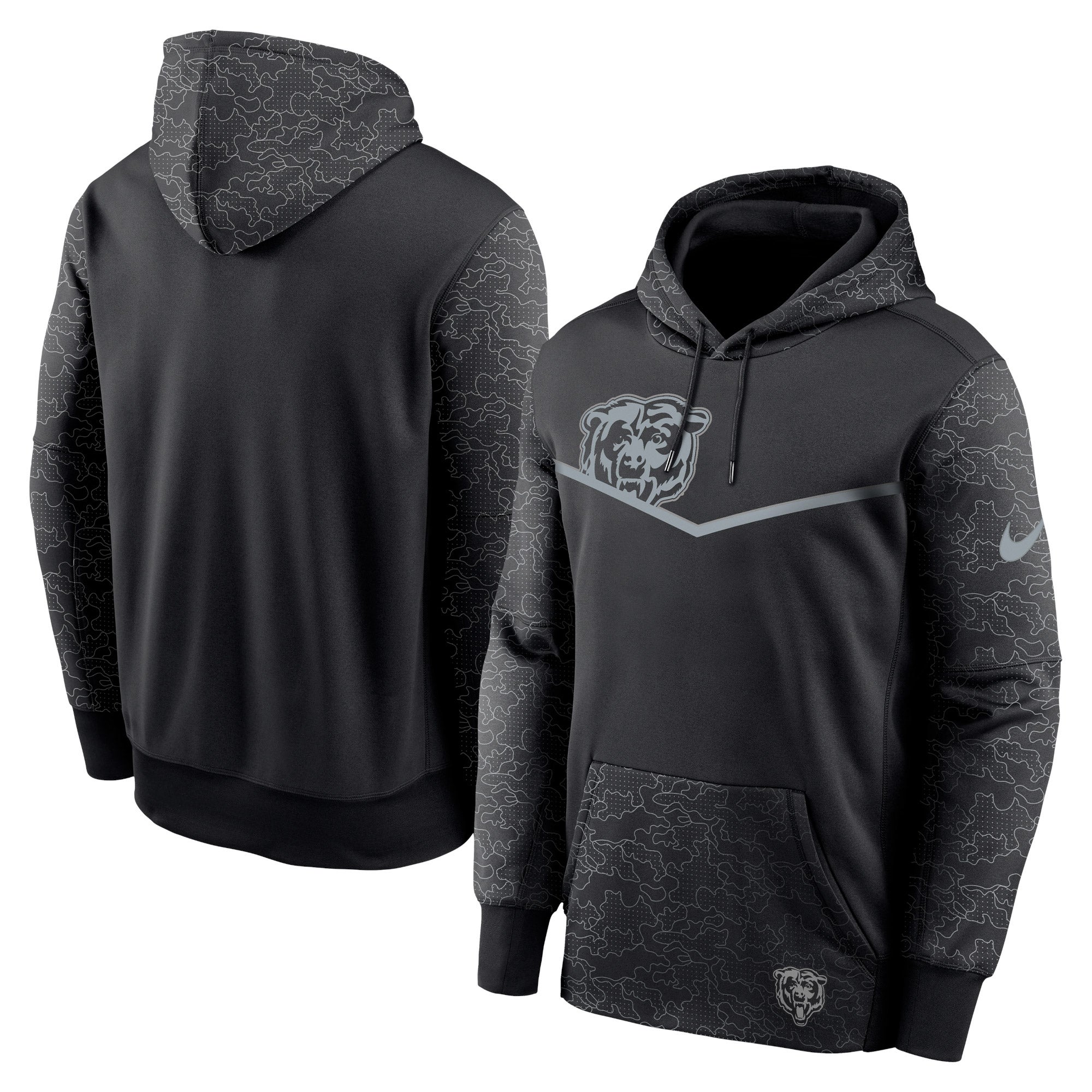 Nike Bears RFLCTV Chevron Pullover Hoodie | Foot Locker