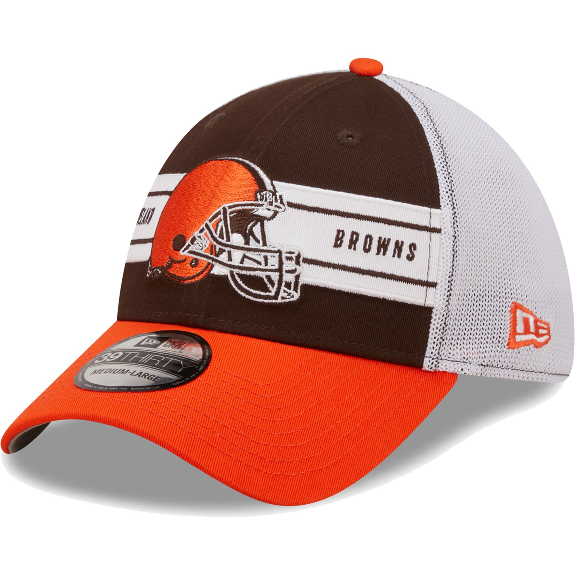 New Era Browns Team Banded 39THIRTY Flex Hat | Foot Locker