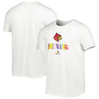 Men's Champion Black Louisville Cardinals Stack 2-Hit T-Shirt