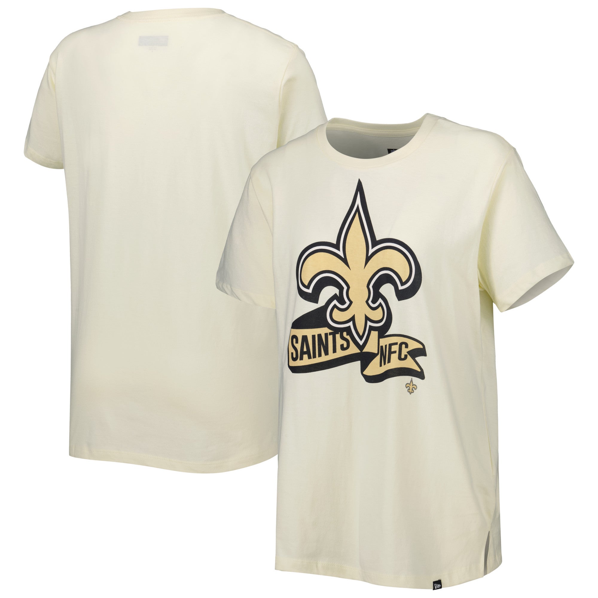 New Era Saints Chrome Sideline T-Shirt - Women's