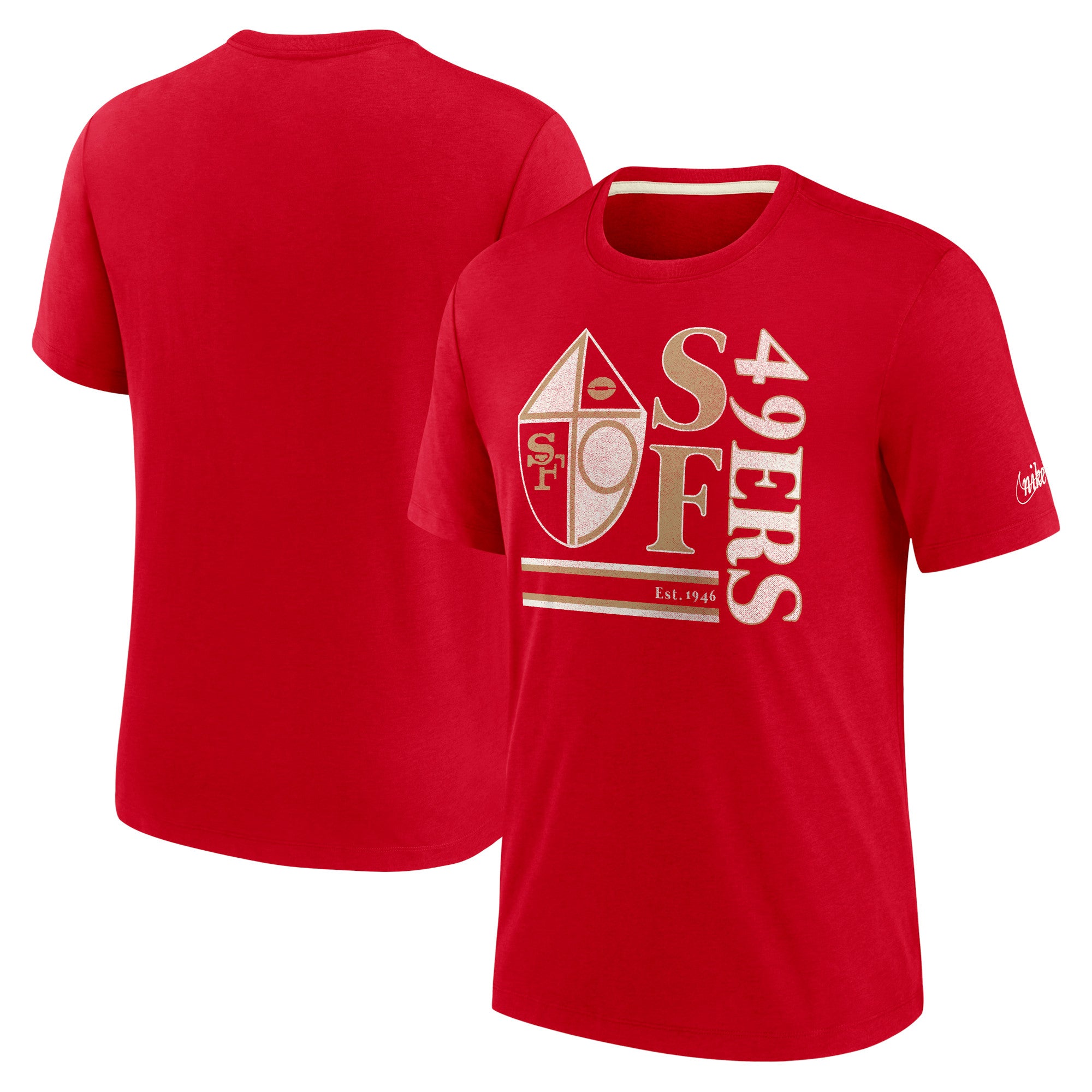 Nike Women's San Francisco 49ers Local Red Tri-Blend T-Shirt