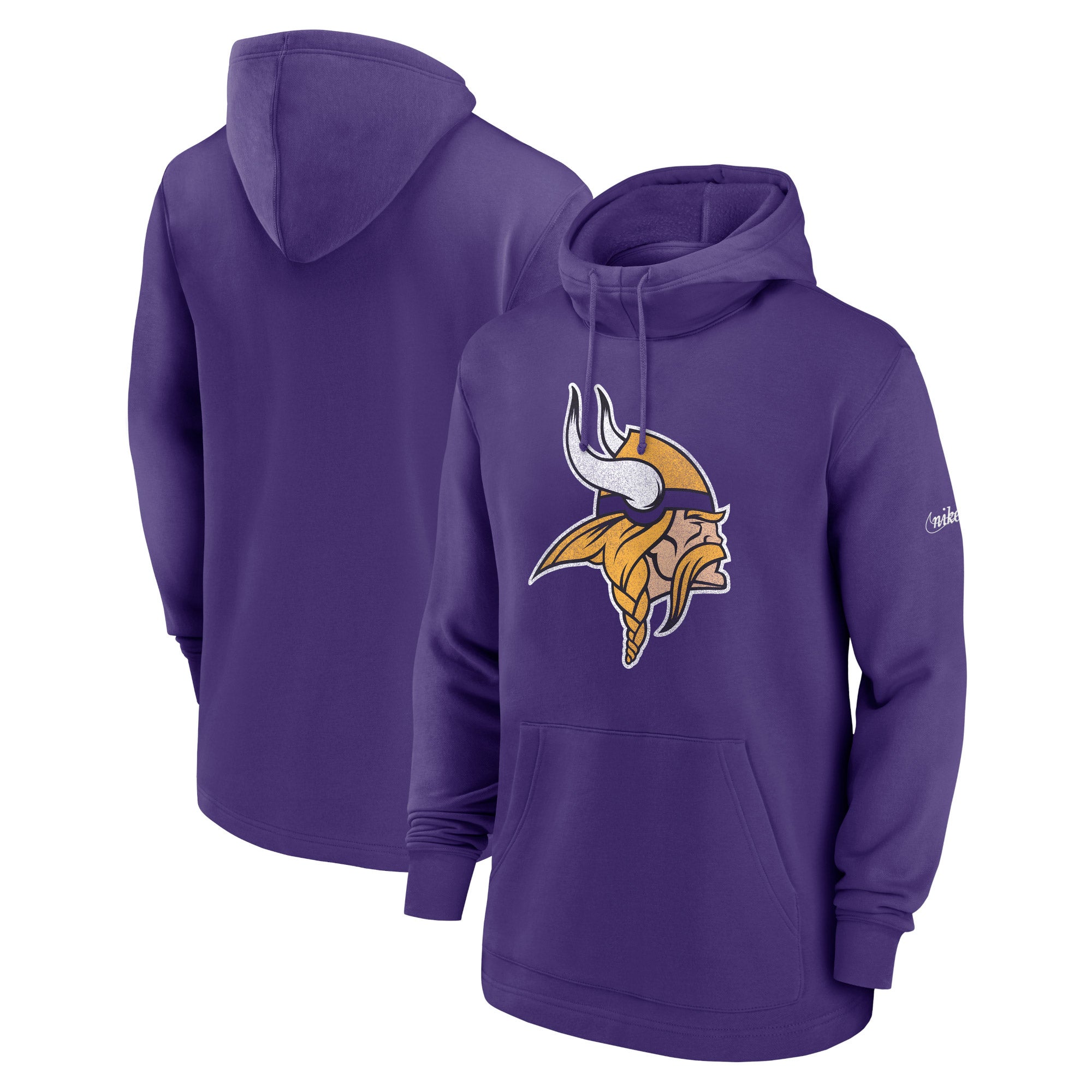 Minnesota Vikings Nike Team Impact Club Fleece Hoodie - Mens