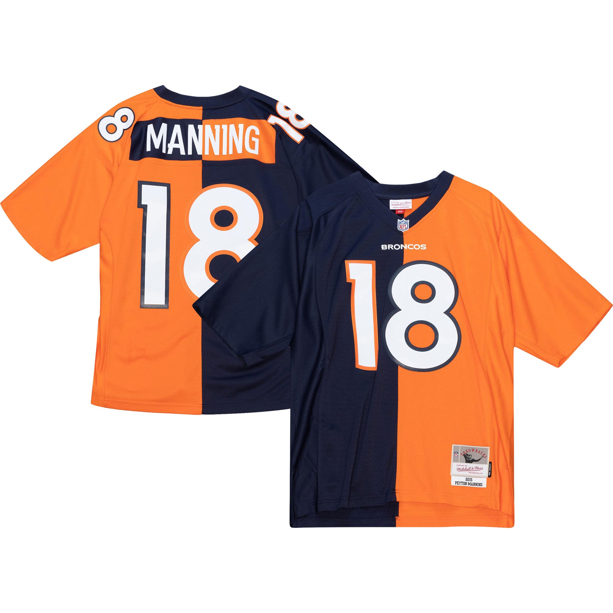 Officially Licensed NFL Men's Mitchell & Ness Manning Broncos