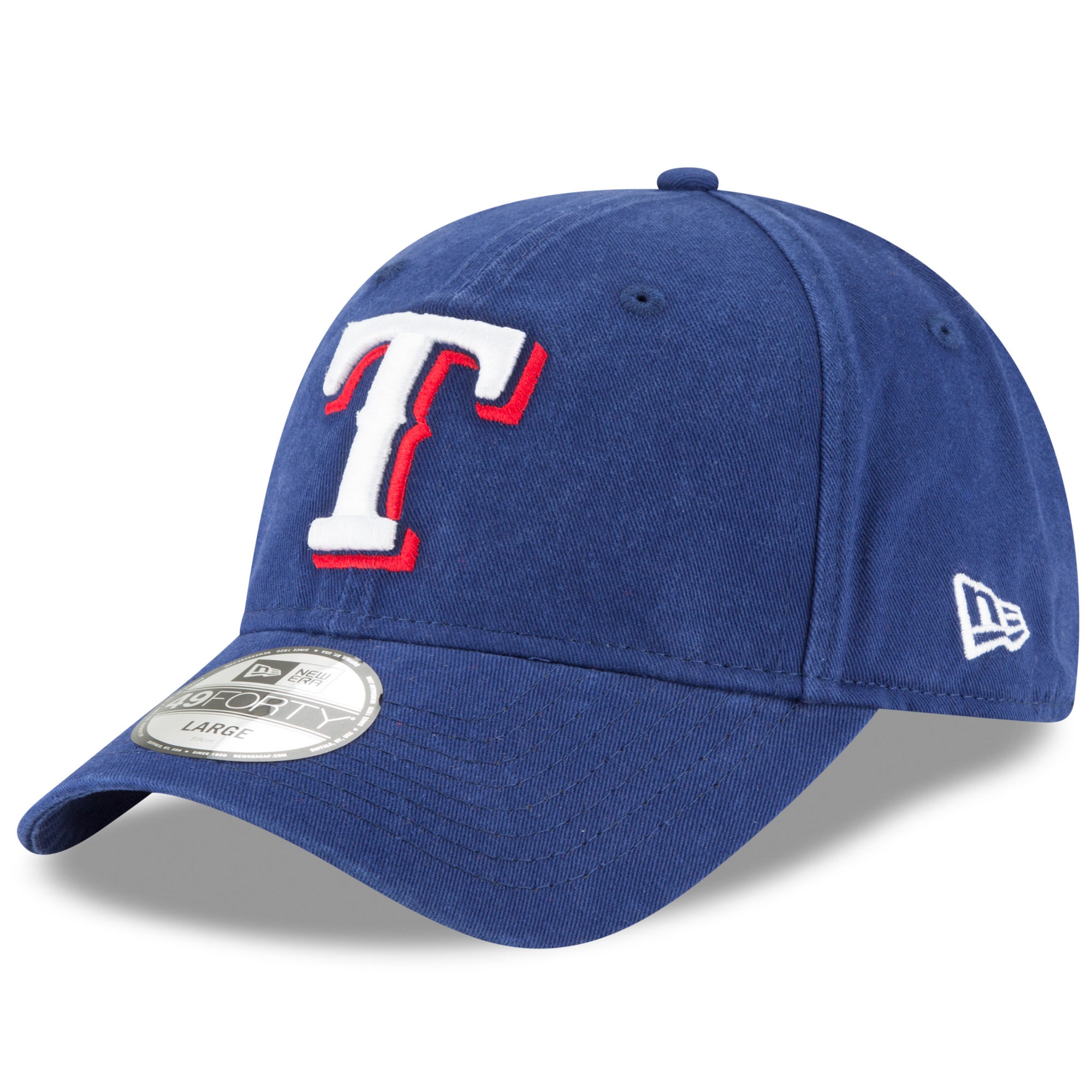New Era Rangers Core Fit 49FORTY Fitted Hat | Foot Locker