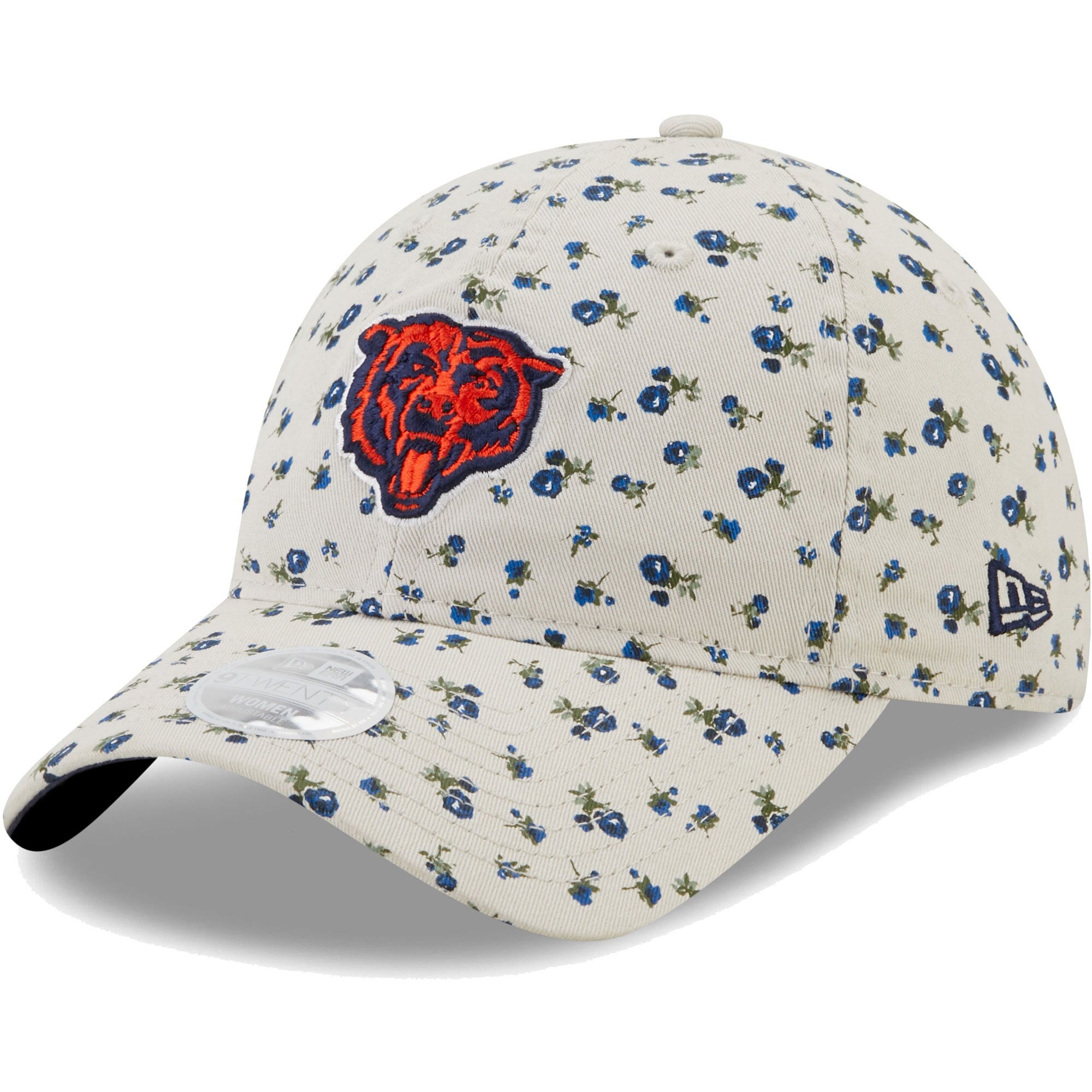 New Era Bears Floral 9TWENTY Adjustable Hat