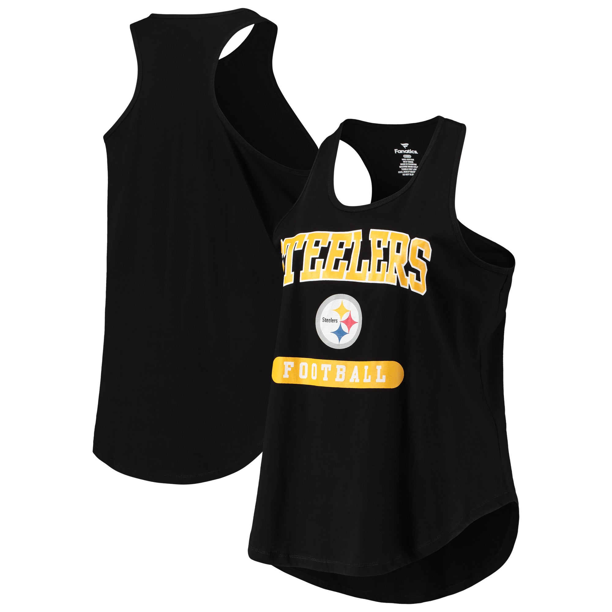 PITTSBURGH STEELERS RACER BACK TANK TOP SIZE LARGE