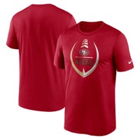 Nike Men's San Francisco 49ers Sideline Velocity Grey T-Shirt