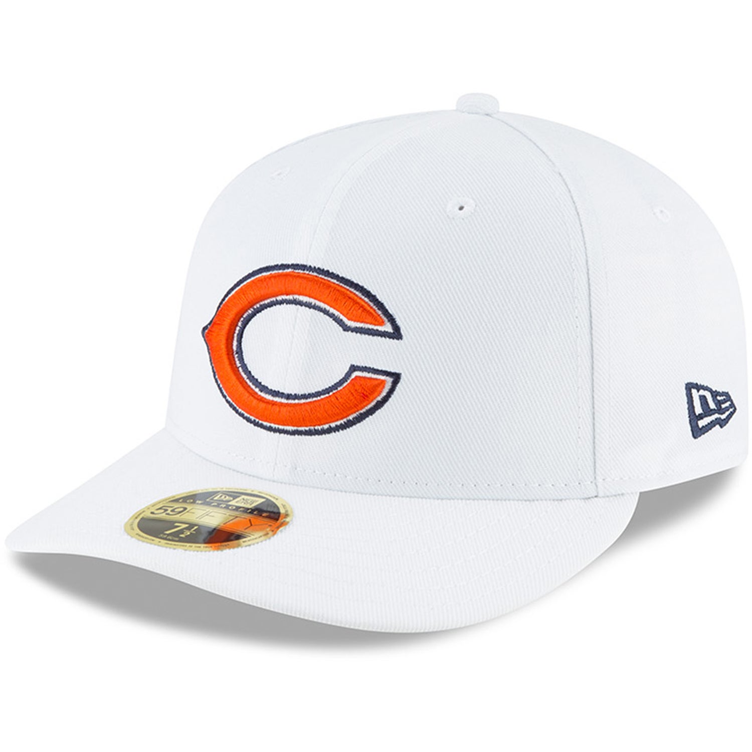 Unisex Chicago Bears B Logo New Era 59FIFTY Fitted Hat 7