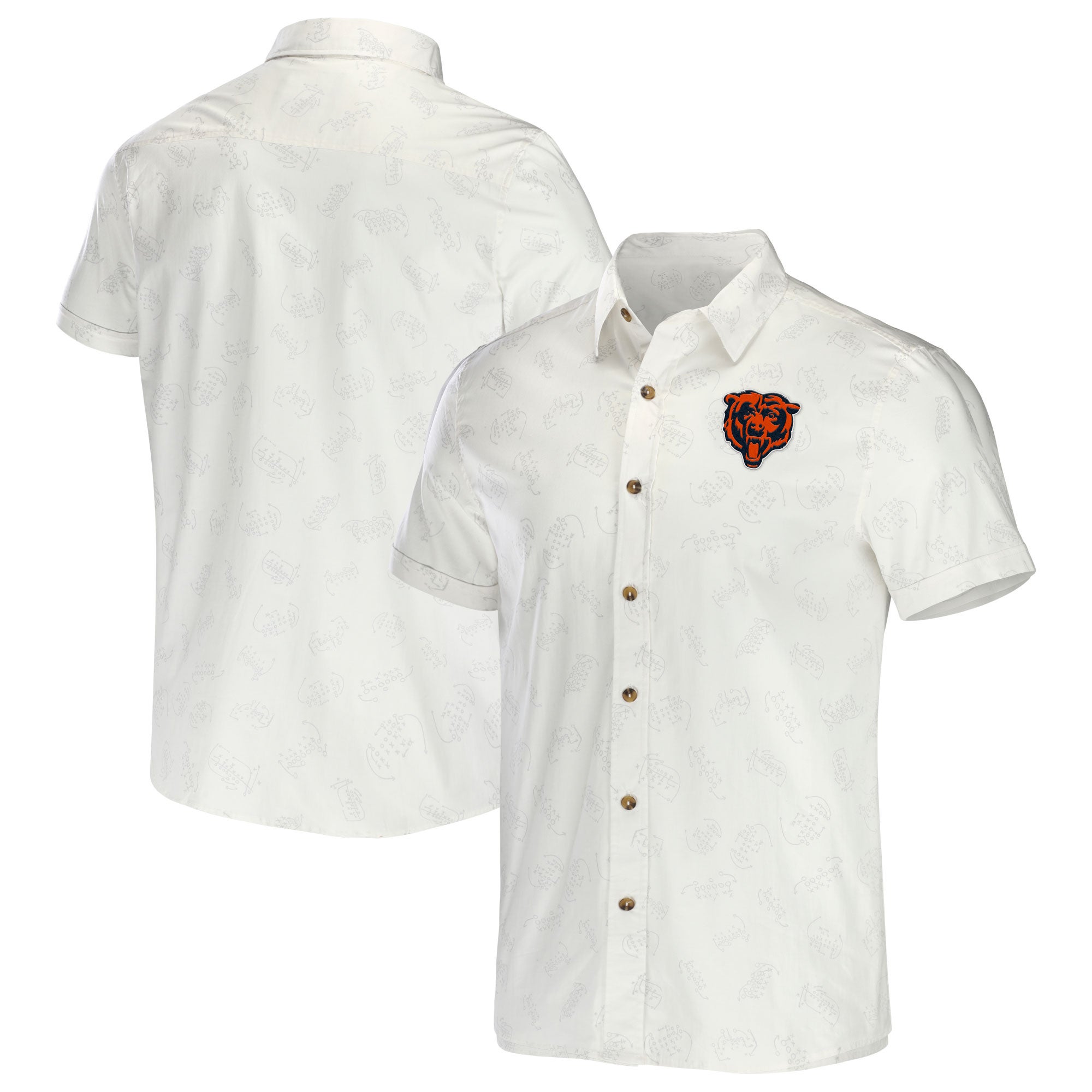 NFL x Darius Rucker Collection by Fanatics Bears Button-Up T-Shirt