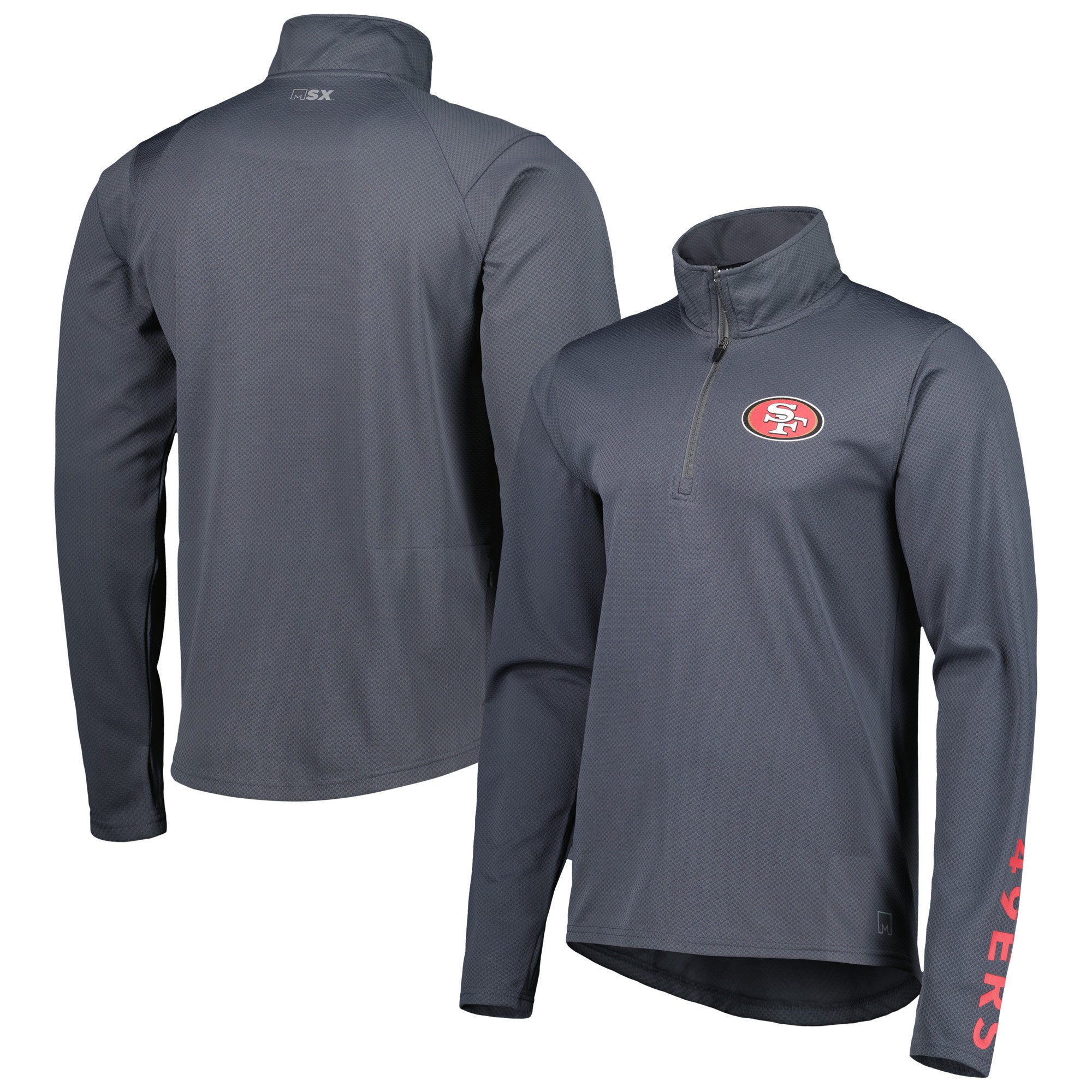 San Francisco 49ers Nike Reflective Long Sleeve T Shirt - Mens