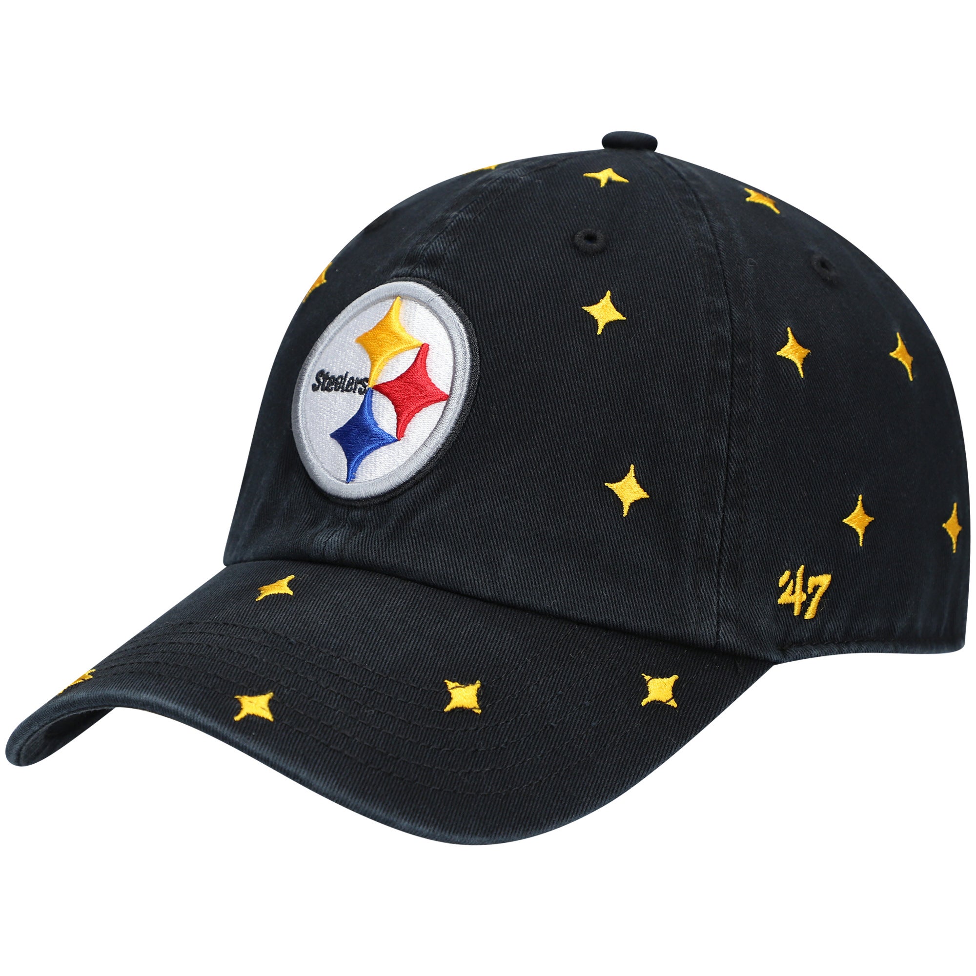 47 Brand Steelers Confetti Clean Up Adjustable Hat