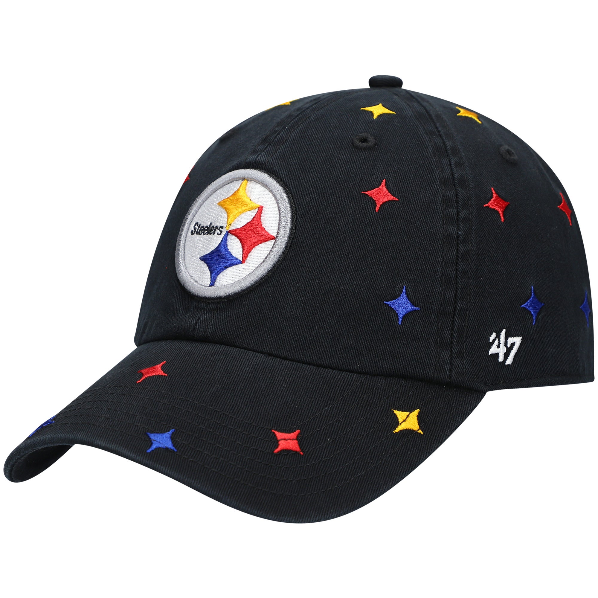 Pittsburgh Steelers '47 Women's Clean Up Dazzle Logo Cap