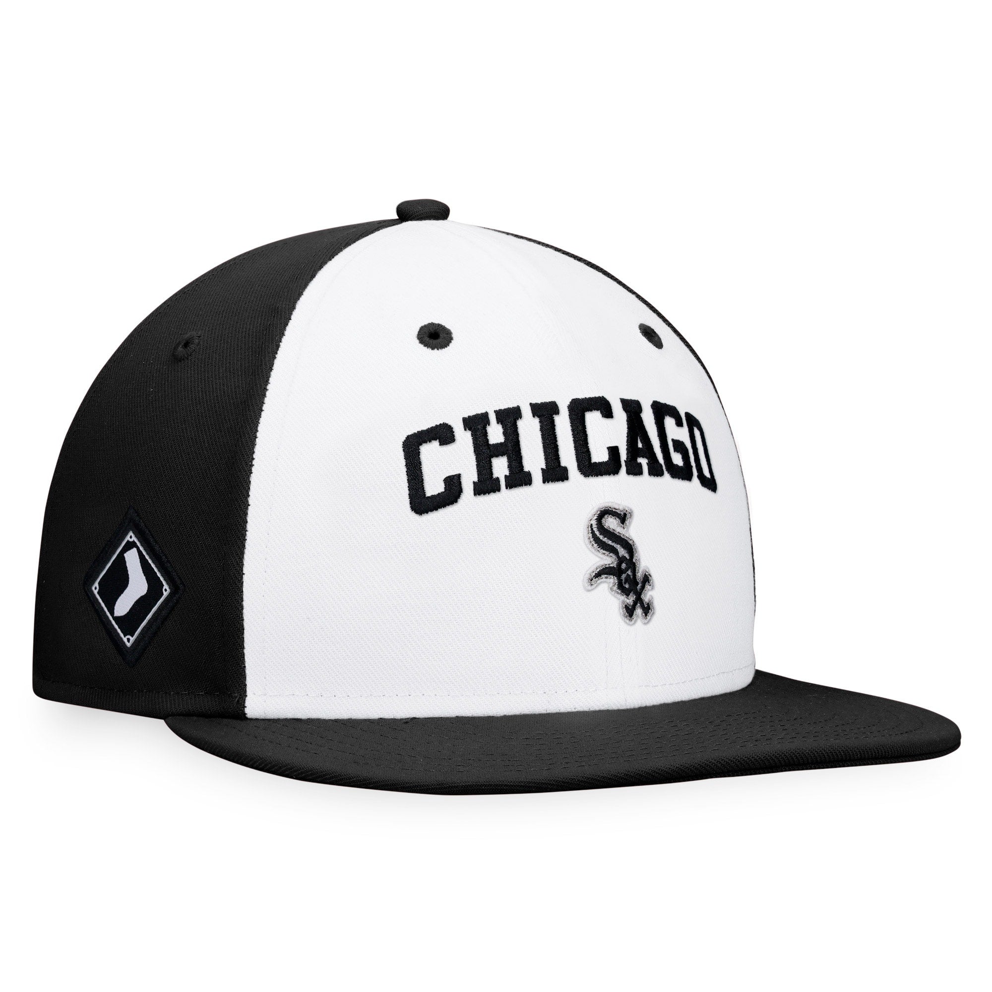 Chicago White Sox CROWN CHAMPS Black Fitted Hat by New Era