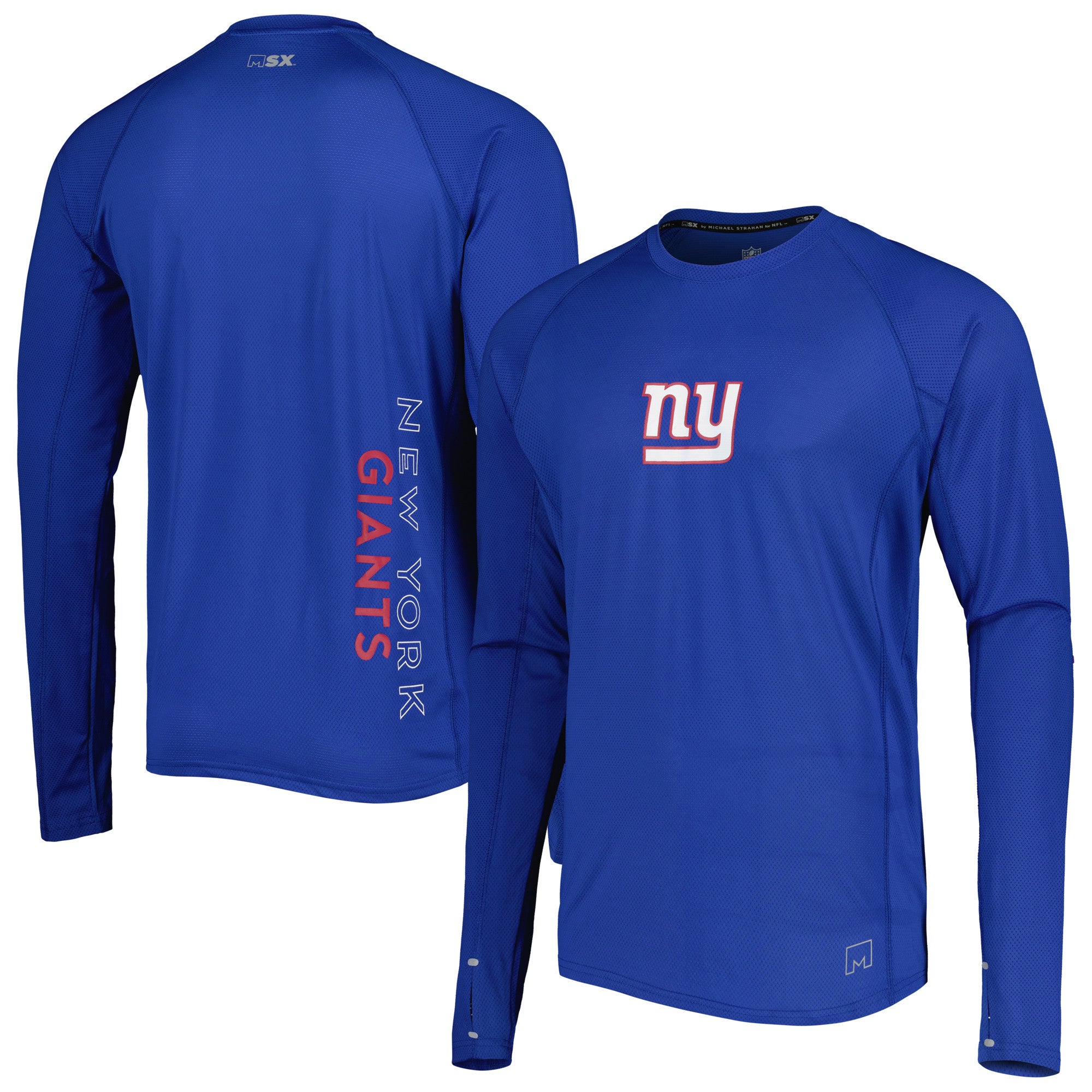 MSX by Michael Strahan Giants Long Sleeve T-Shirt - Men's