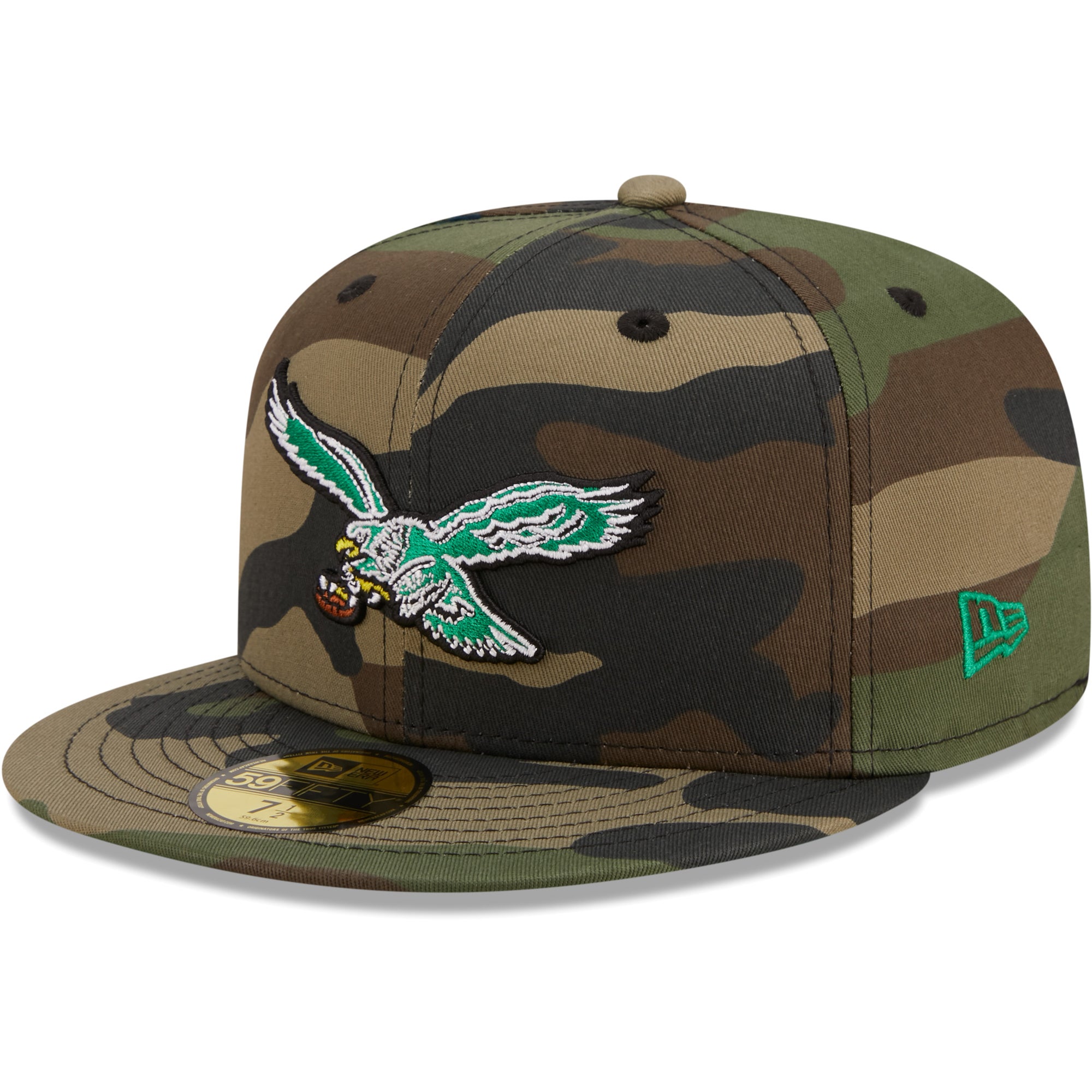 New Era Eagles Woodland 59FIFTY Fitted Hat - Men's