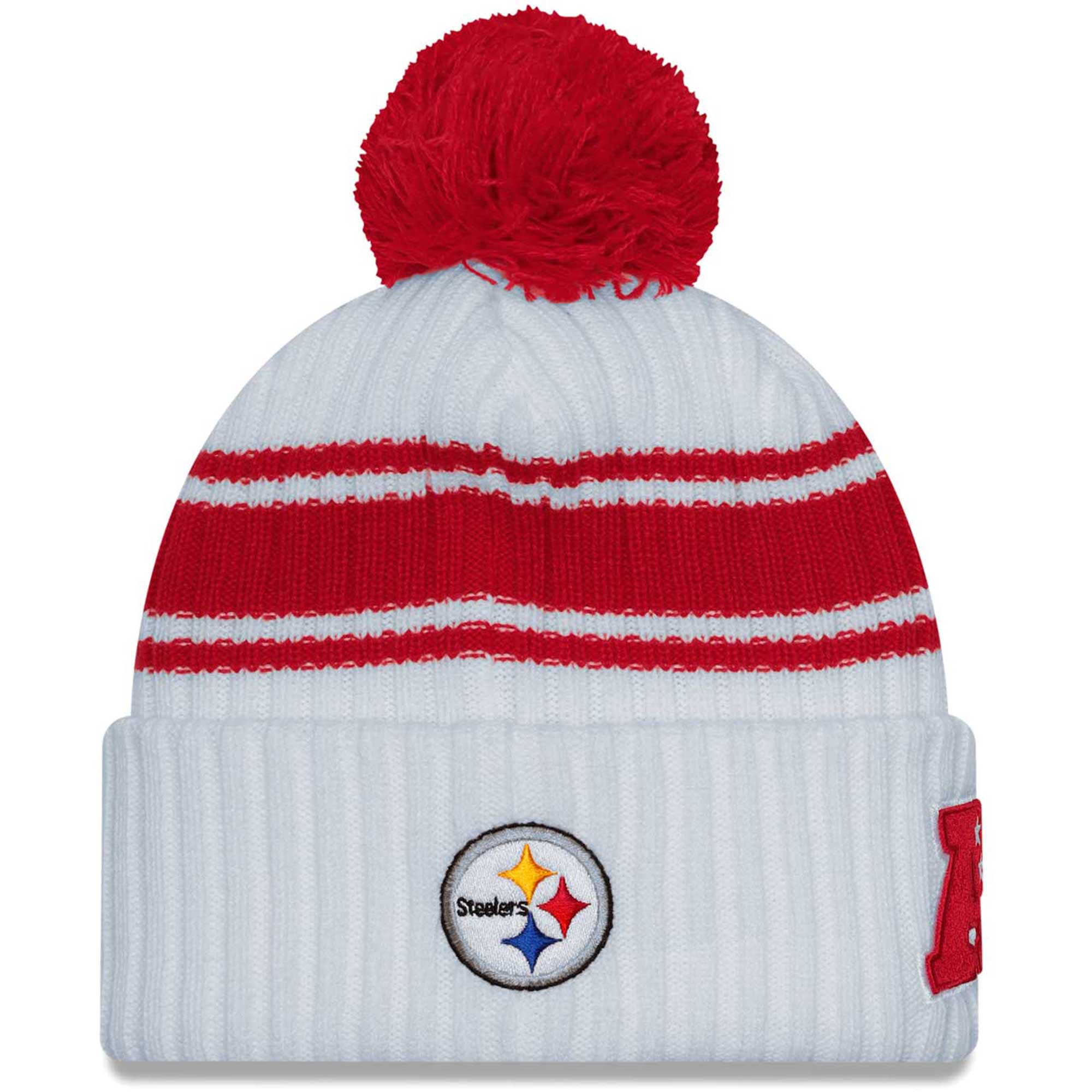 Steelers Youth New Era Crucial Catch 2023 Sideline Sport Knit Hat