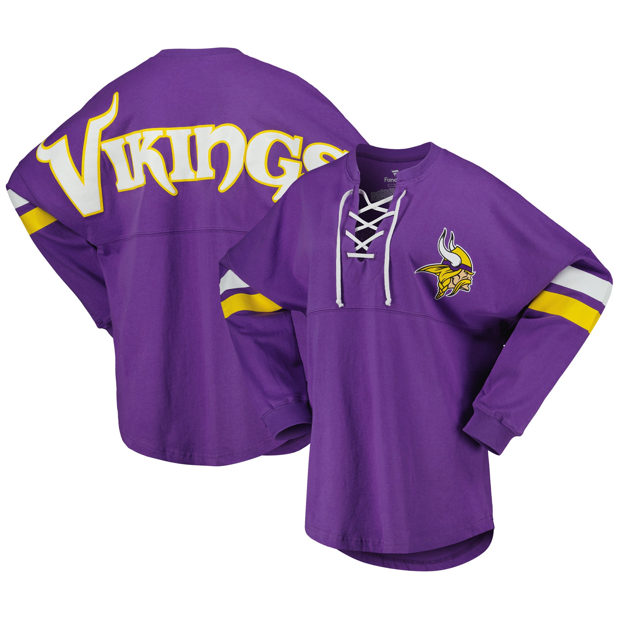 Minnesota Vikings Fanatics Draft Me Sexy Shirt Lace-up Jersey Women's  Small