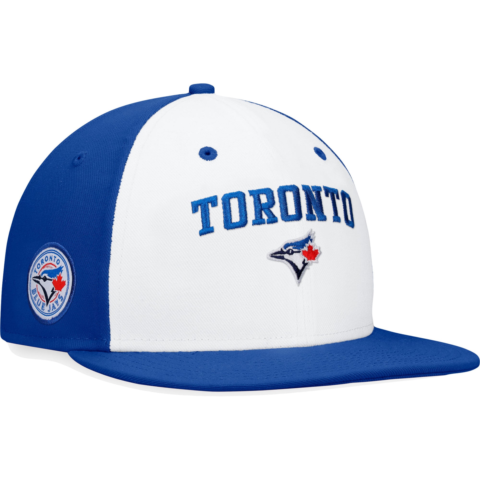 Fanatics Blue Jays Iconic Color Blocked Fitted Hat