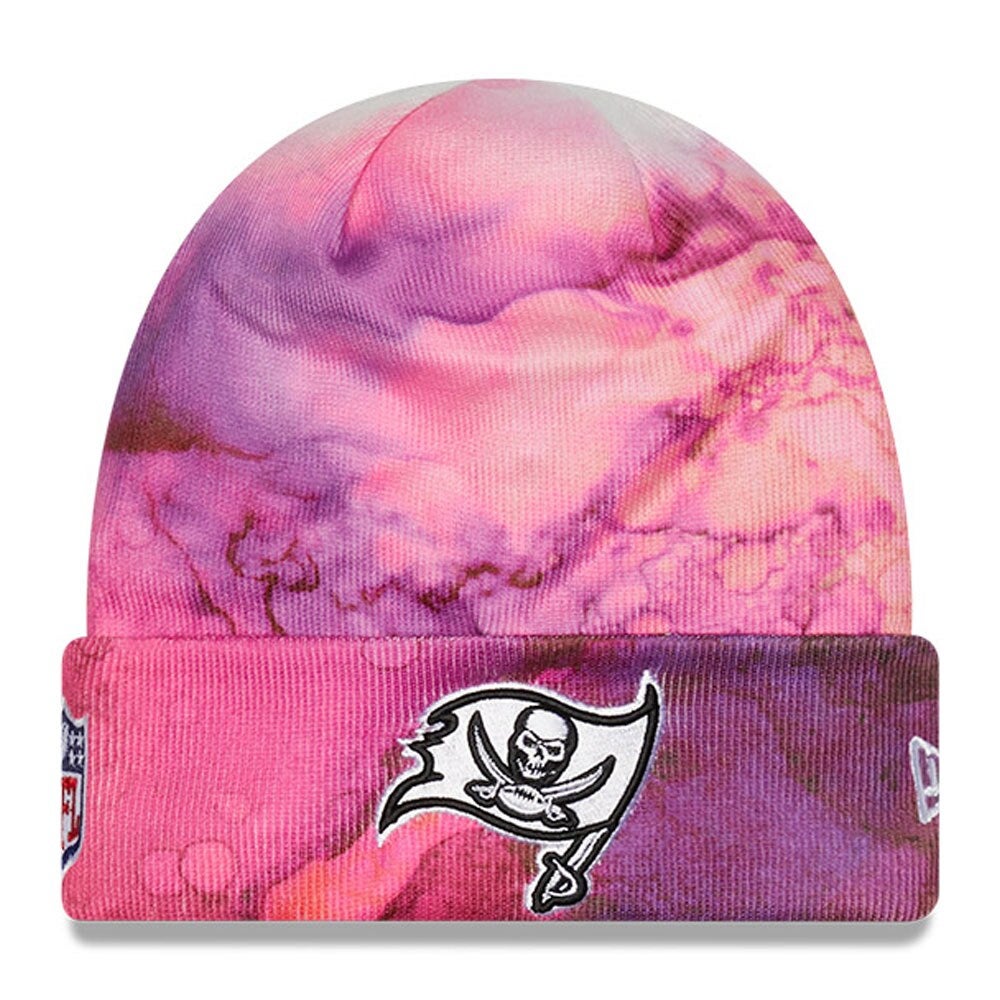 New Era Youth Boys Pink New Orleans Saints 2022 NFL Crucial Catch Knit Hat