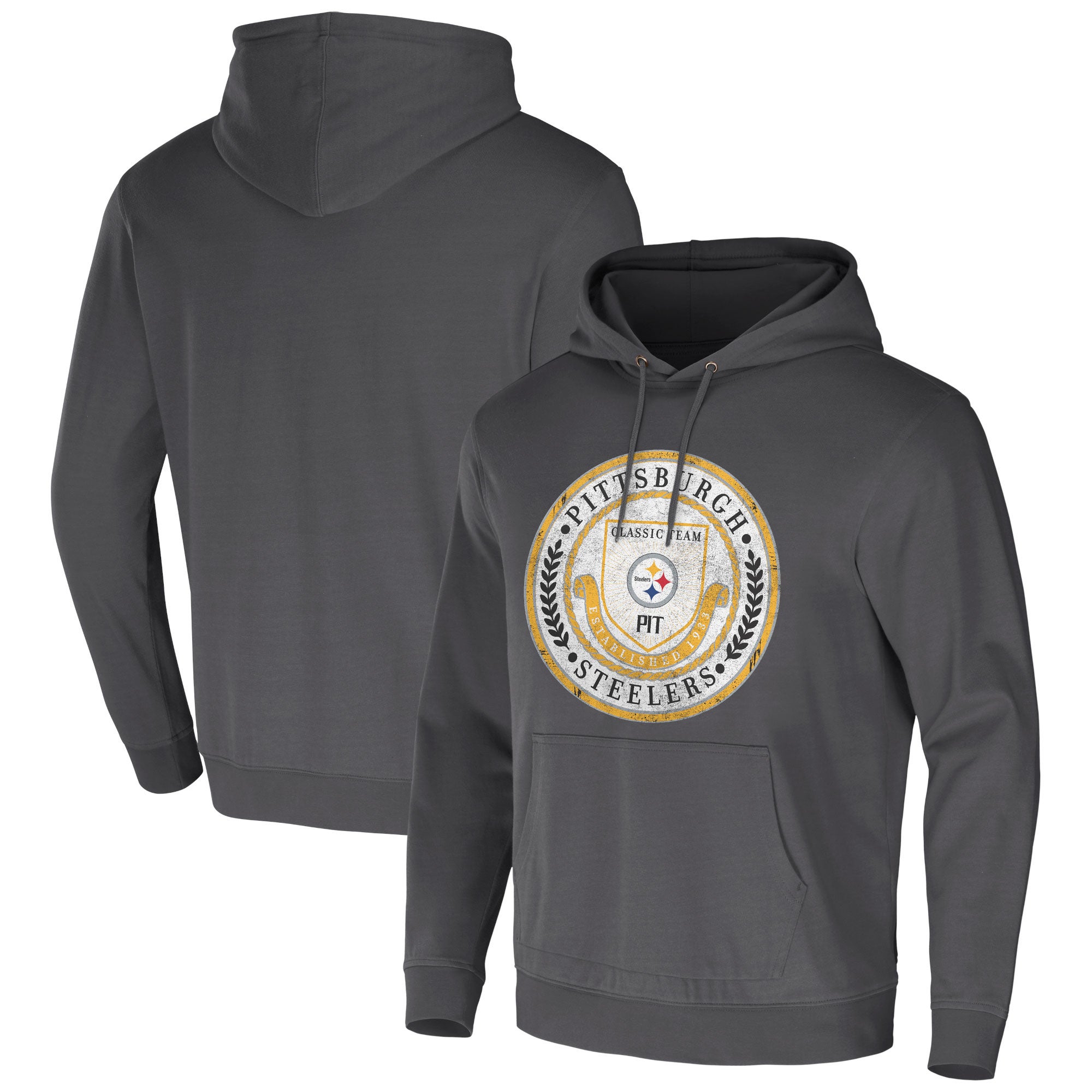 Pittsburgh Steelers NFL x Darius Rucker Collection by Fanatics Fleece  Pullover Hoodie - Black