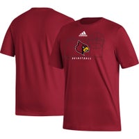 Men's Champion Red Louisville Cardinals Baseball Stack T-Shirt