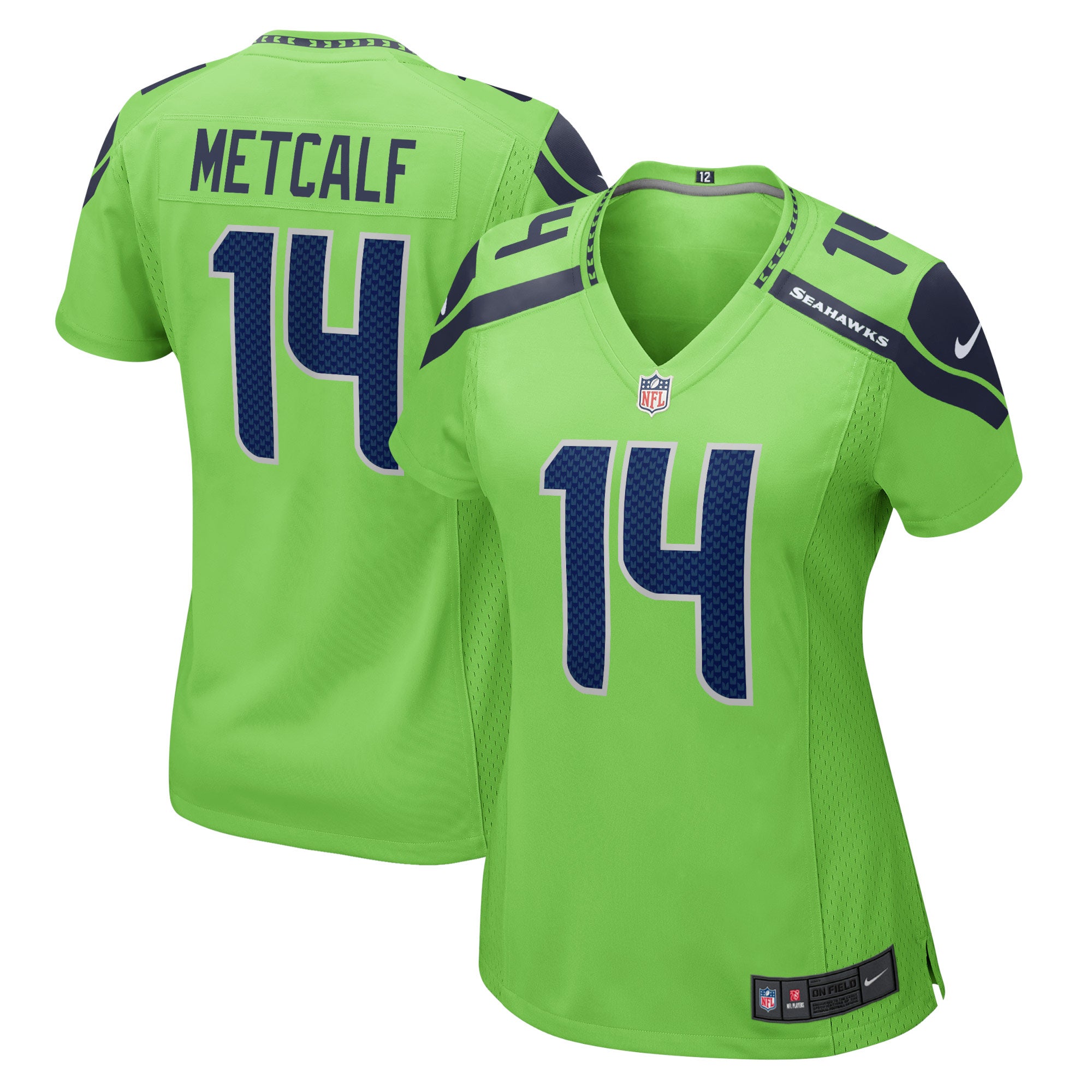 Seattle Seahawks Throwback Mesh Jersey, Medium