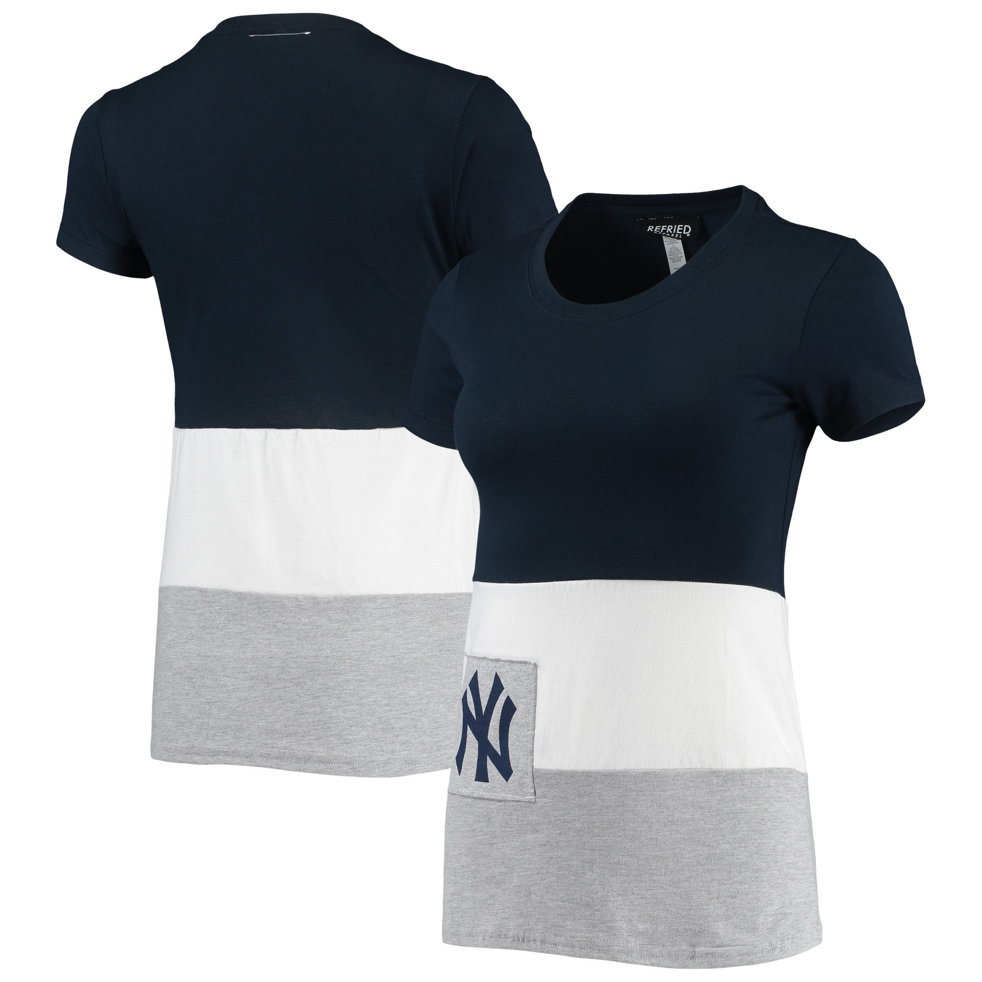 New York Yankees V-Neck Top – Refried Apparel