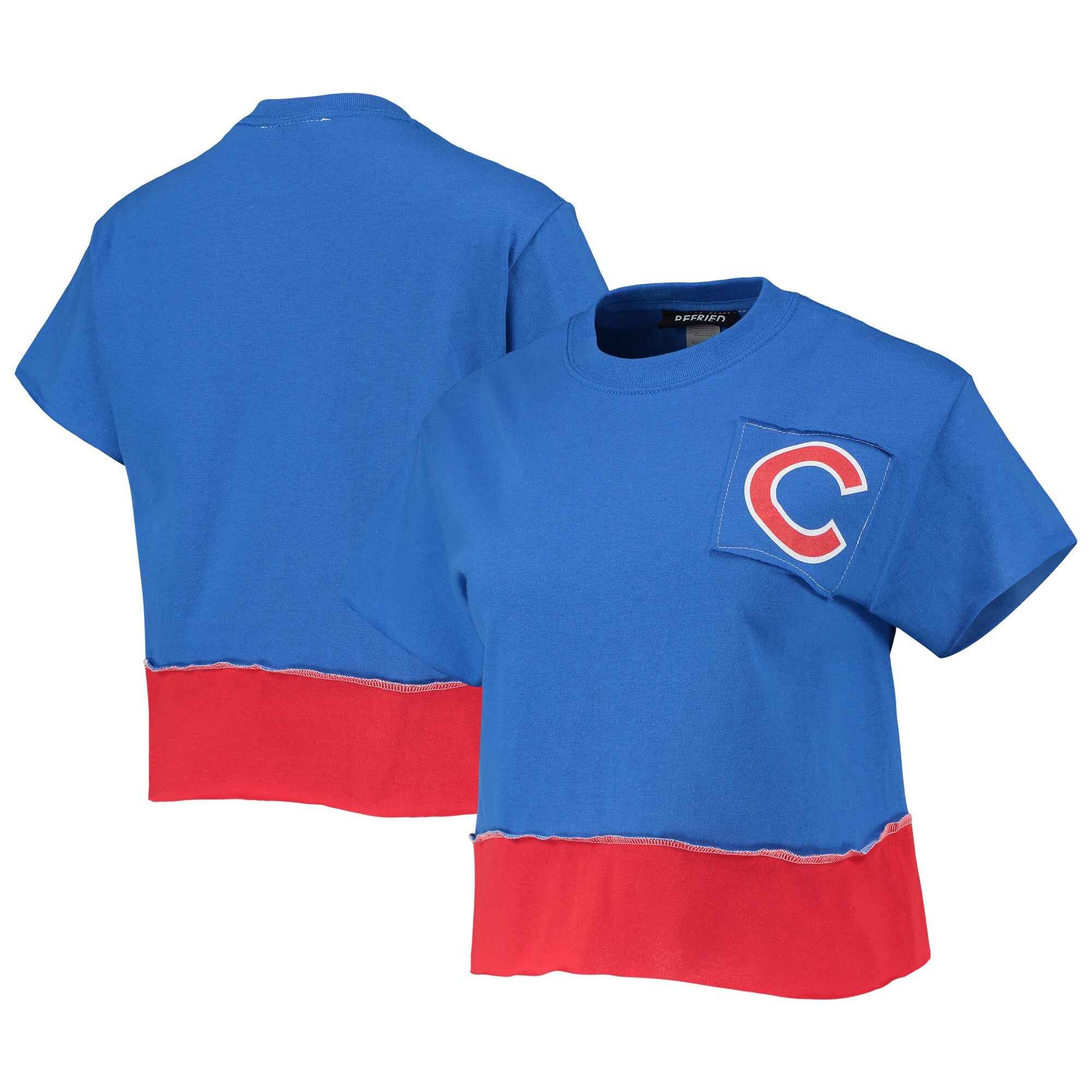 Chicago Cubs Refried Women's Long Sleeve Jersey Tee XL