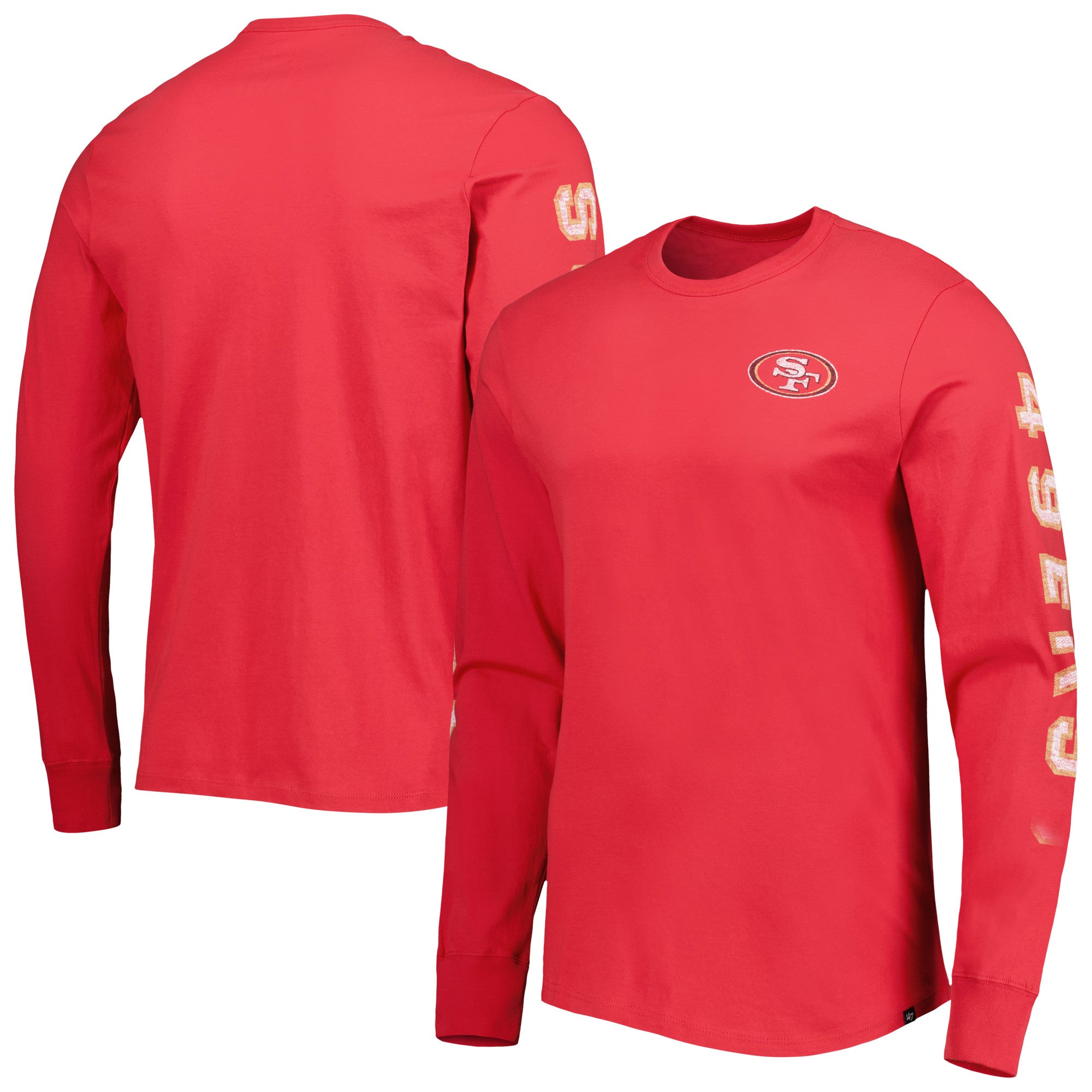 47 Brand 49ers Franklin Long Sleeve T-Shirt