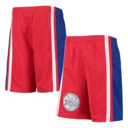 Boys' Grade School - Mitchell & Ness 76ers 1996 Hardwood Classics 75th... - Red