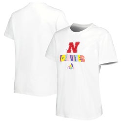 Women's - adidas Nebraska Fresh Pride T-Shirt - White