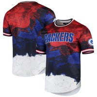 Men's - Pro Standard Packers Americana Dip-Dye T-Shirt - Blue