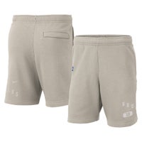 Men's Nike Gray NBA 75th Anniversary Logo Fleece - Shorts