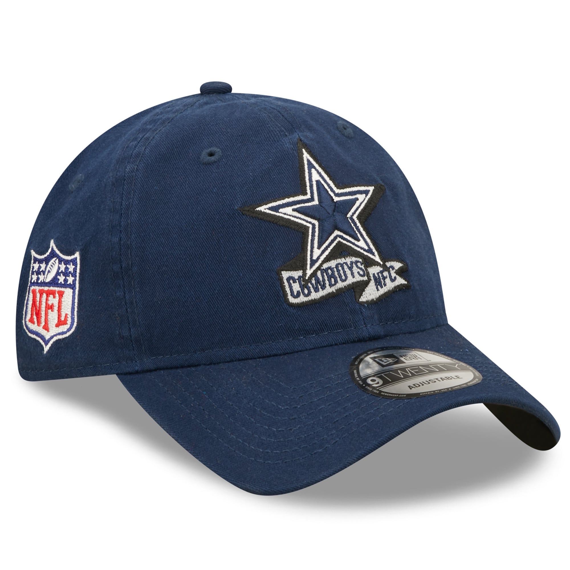 New Era Cowboys OTC 2022 Sideline 9TWENTY Adjustable Hat - Men's