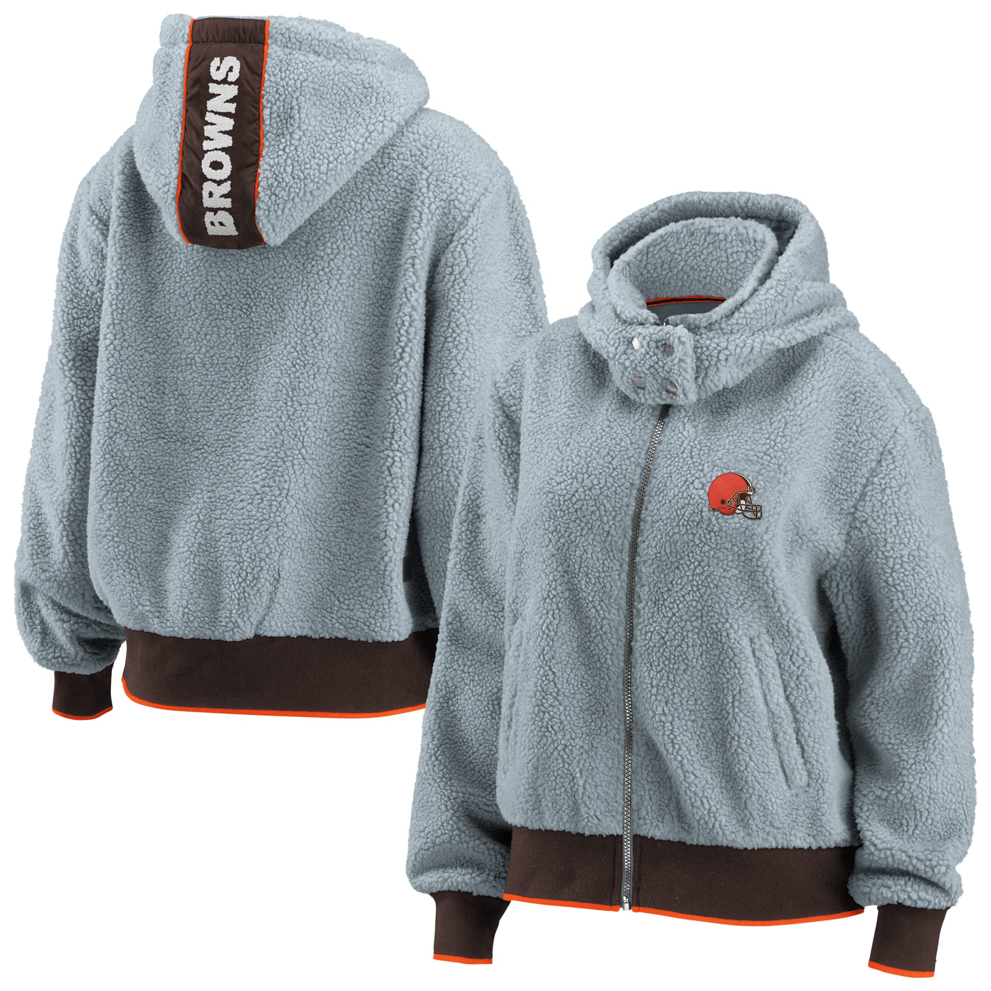 cleveland browns zip up hoodie