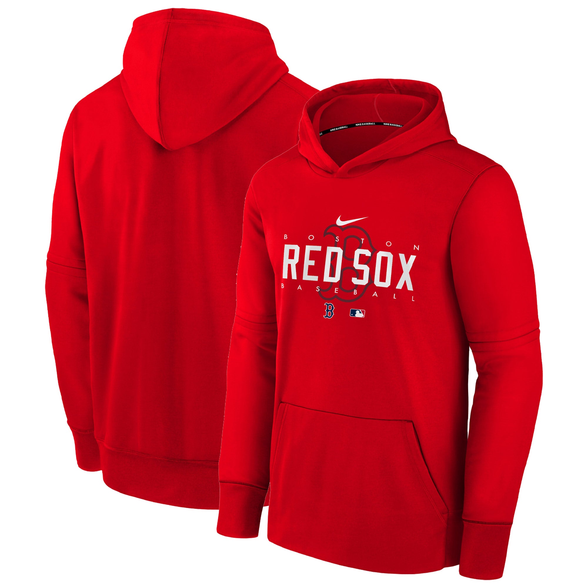 Boston Red Sox pullover Sweatshirt Medium Nike 1/4 quarter zip Sweater 36 S9