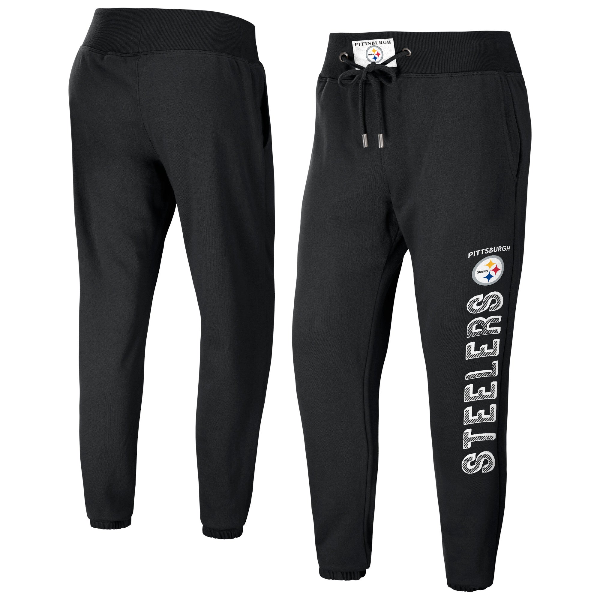 WEAR by Erin Andrews Steelers French Terry Jogger Pants - Women's