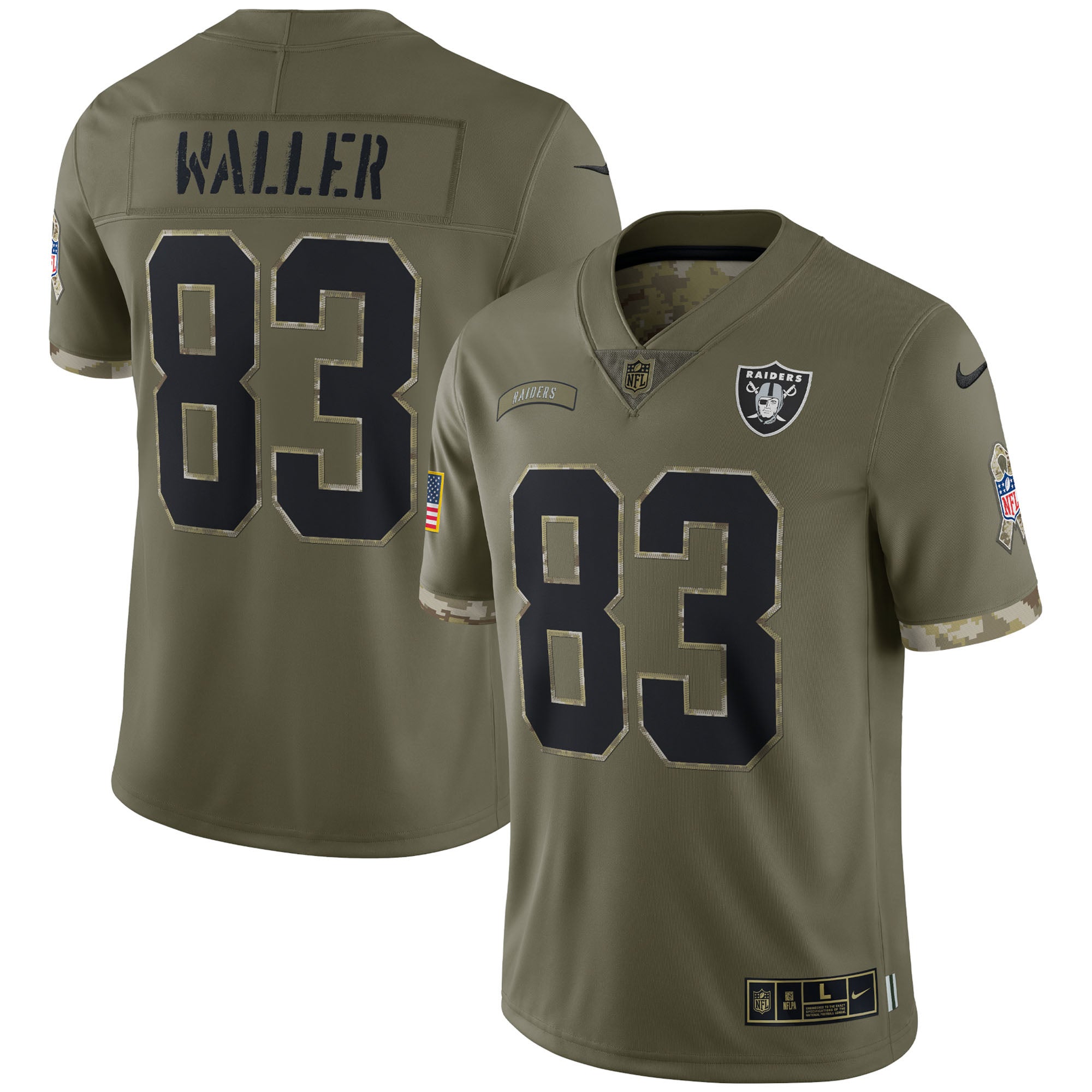 Nike Men's Nike Mac Jones Olive New England Patriots 2022 Salute