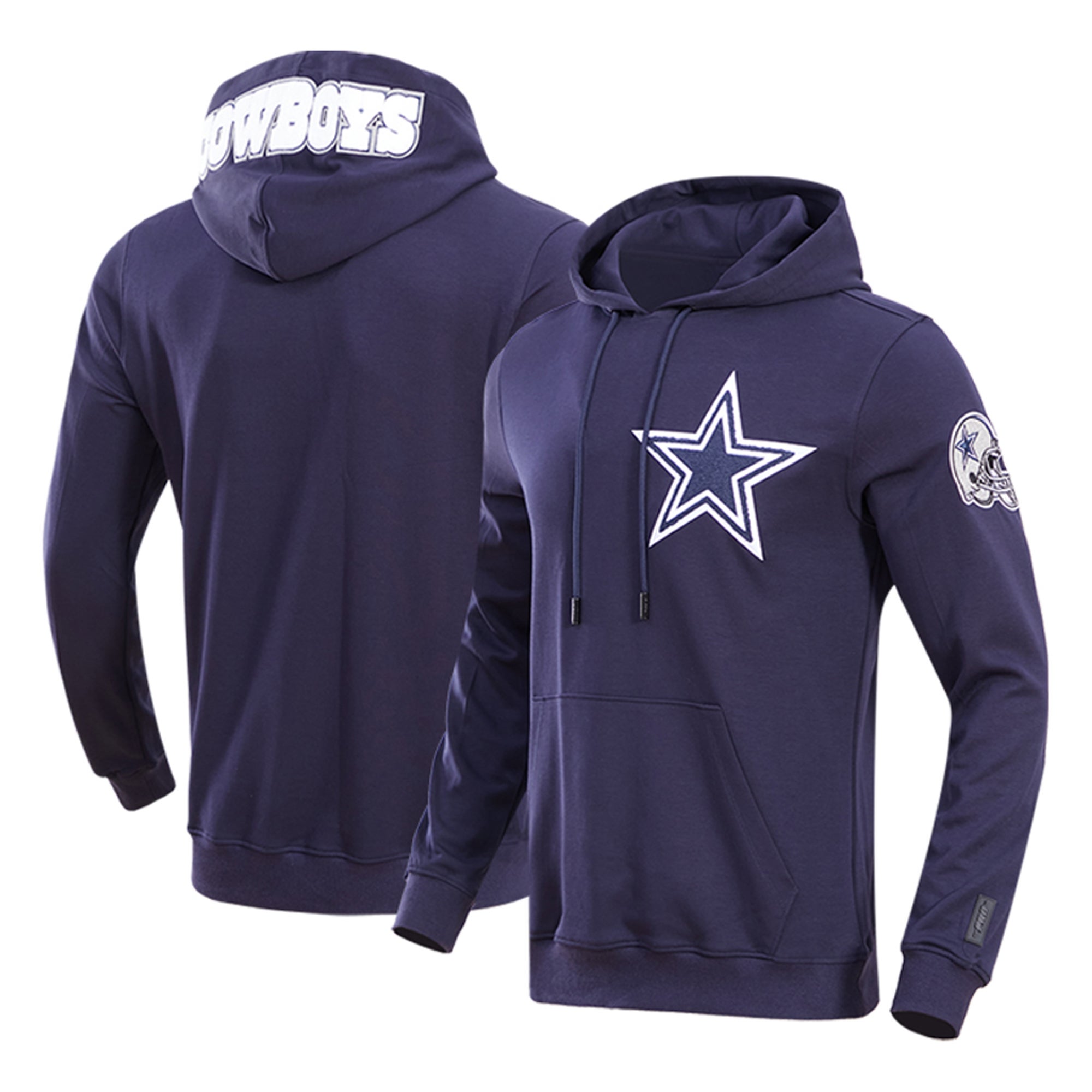 Nike Dallas Cowboys Washed Pullover Hoodie - Navy Blue