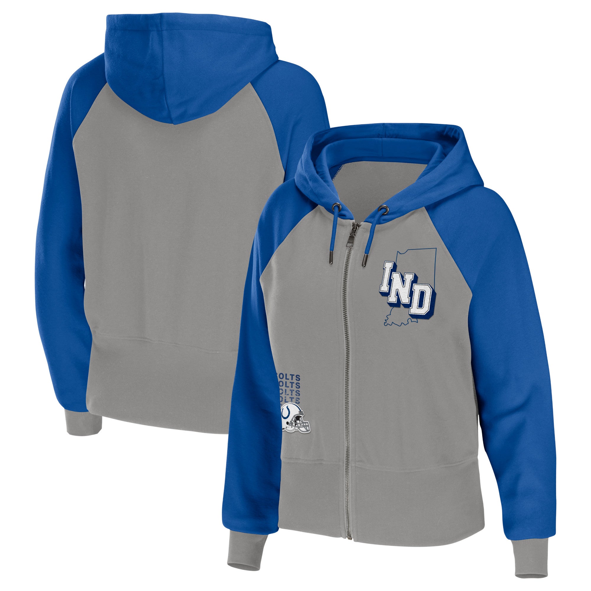 Lids Indianapolis Colts WEAR by Erin Andrews Women's Colorblock