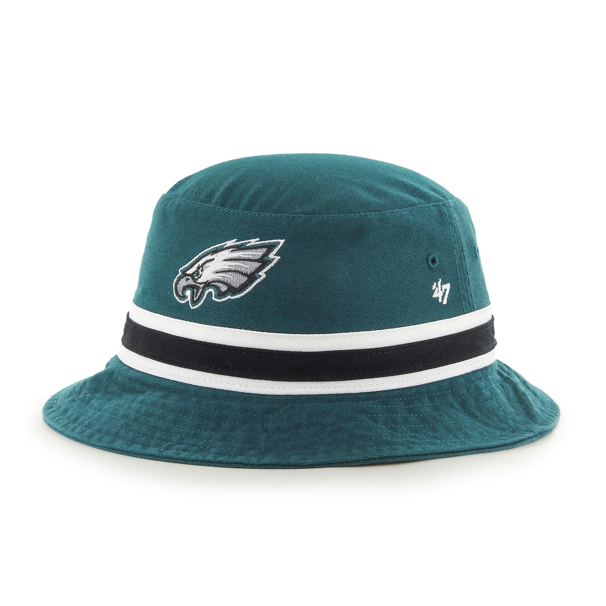 47 Brand Eagles Striped Bucket Hat