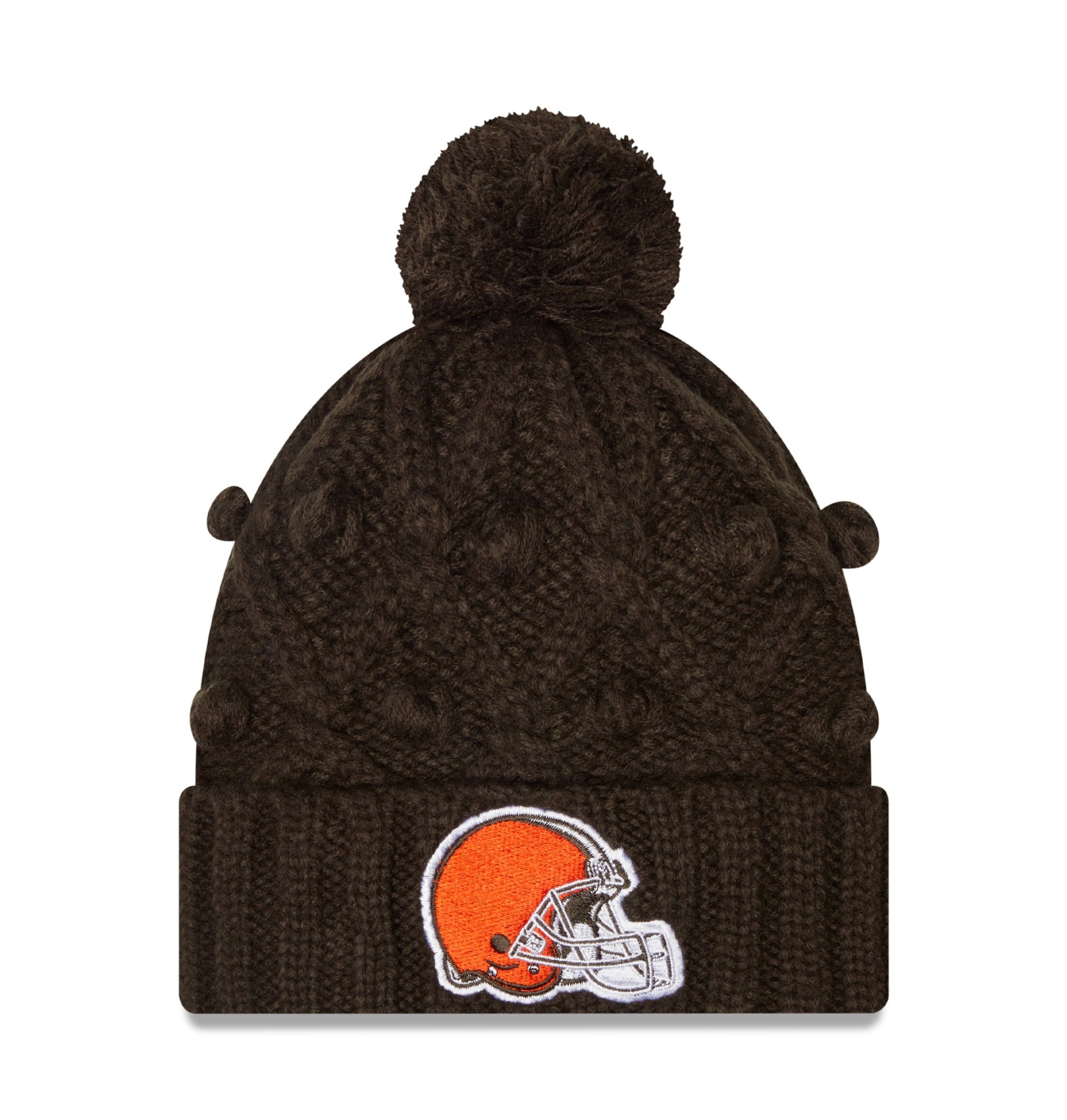 New Era Brown Cleveland Browns Core Classic Cuffed Knit Hat