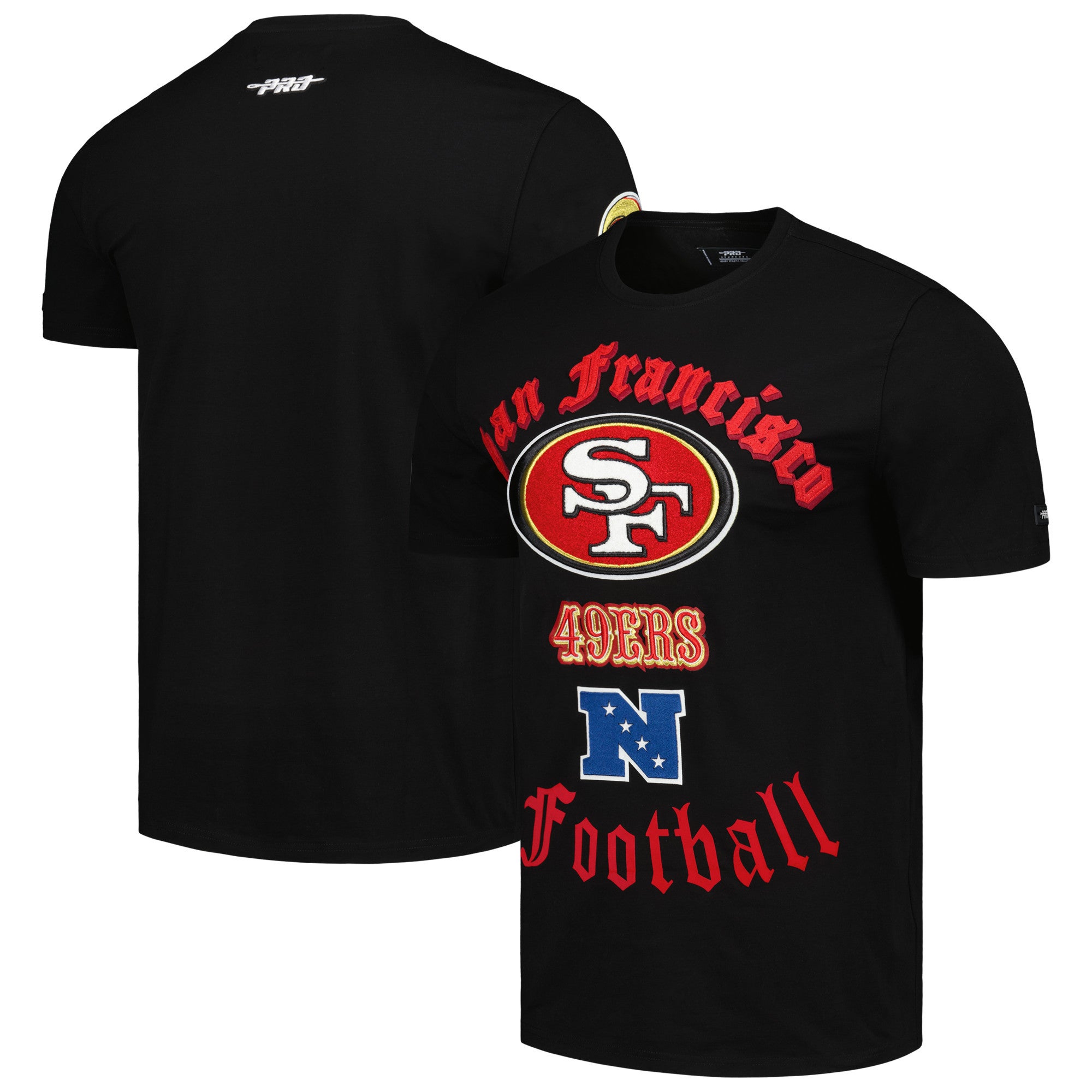 Men's Mitchell & Ness Scarlet San Francisco 49ers Postgame Short Sleeve Hoodie Size: Small